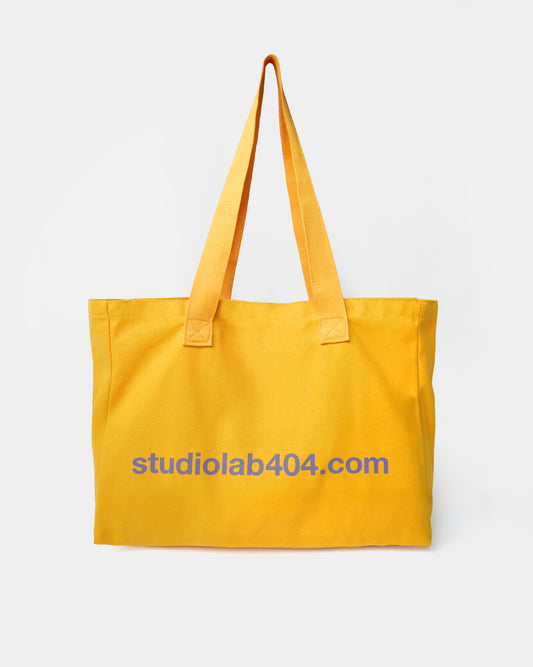 404 Canvas Tote Bag - Yellow
