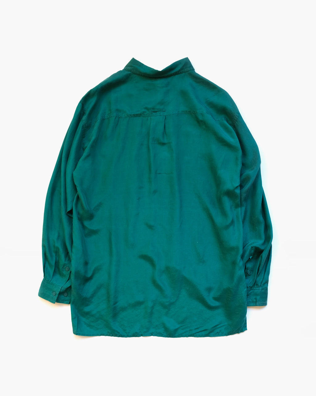 N.O.S  100% Silk Shirts - Green