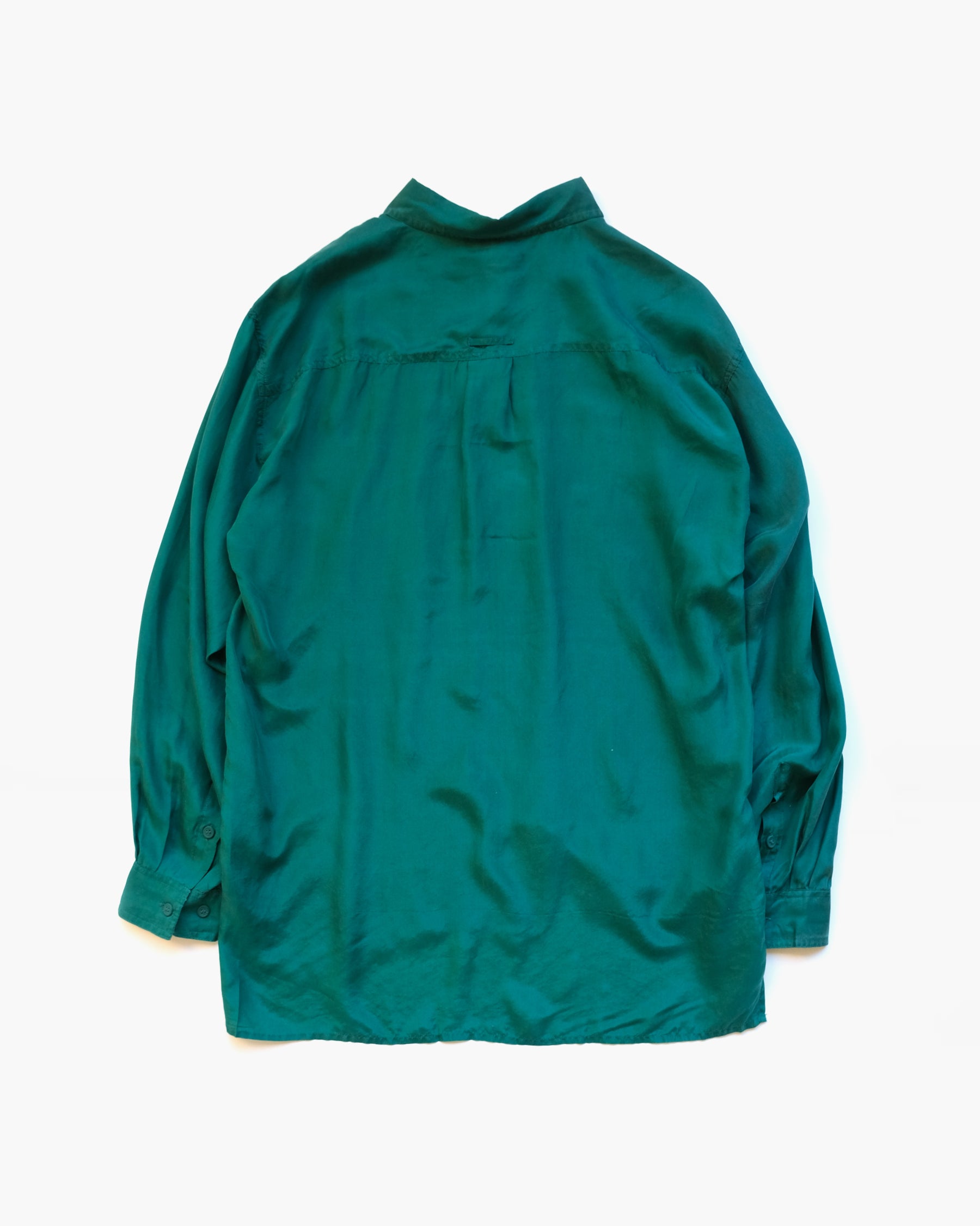 N.O.S  100% Silk Shirts - Green