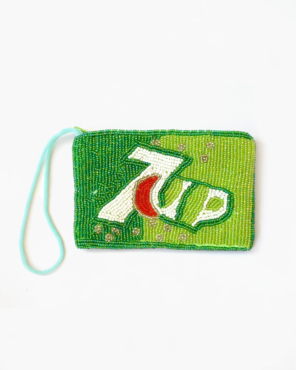 Vintage Beaded Purse - 7UP