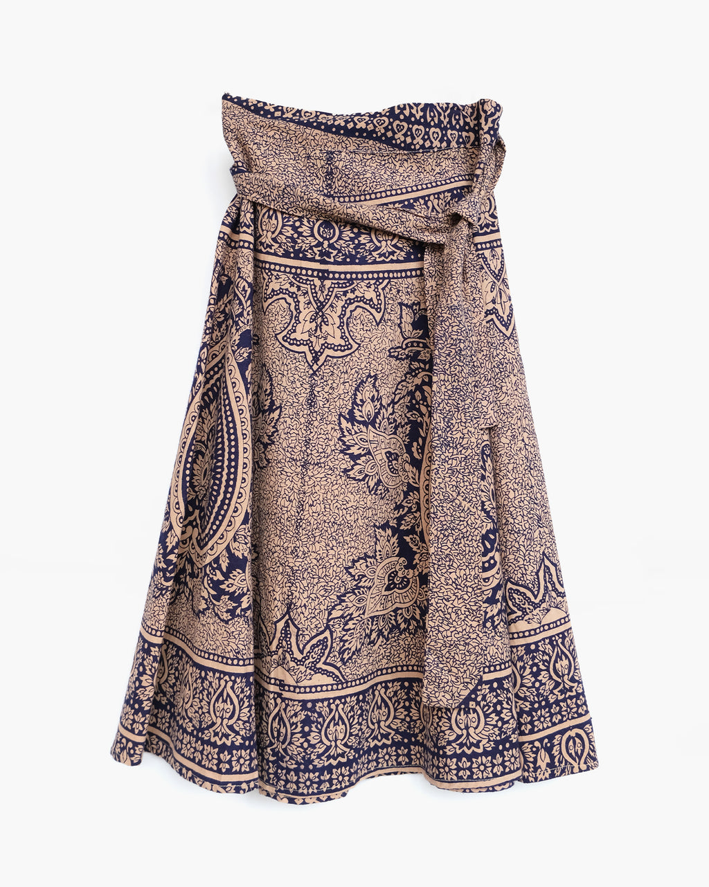 Printed Wrap Skirt