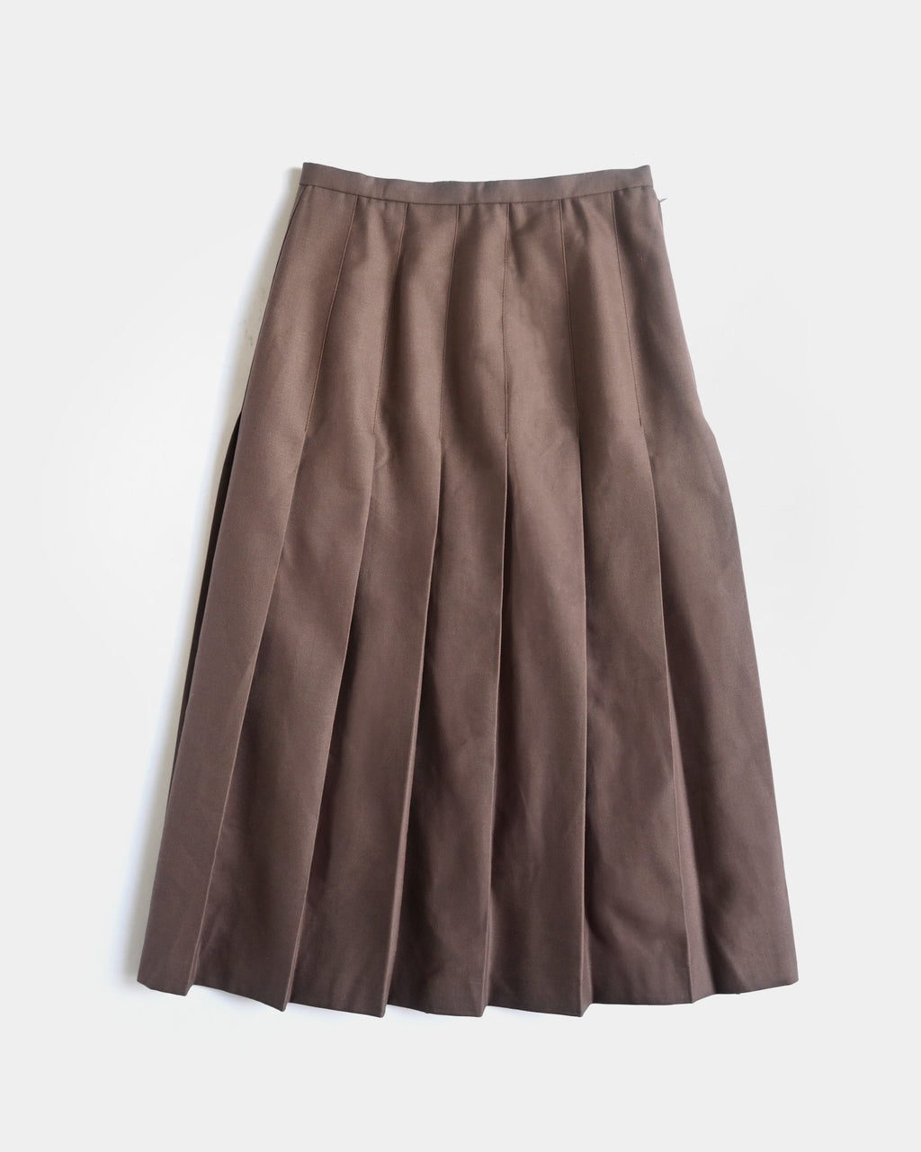 Pleated Skirt - Brown