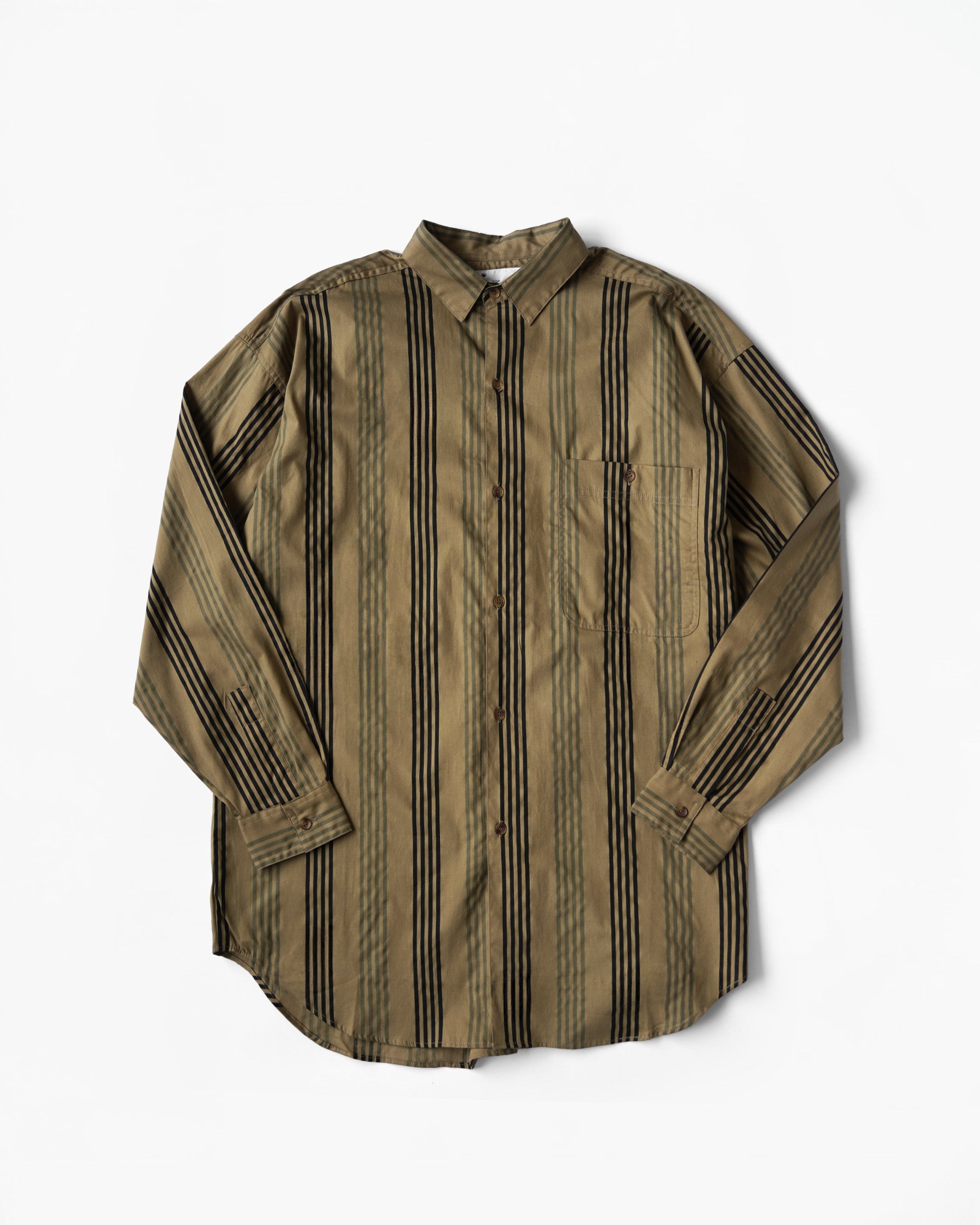 "GOOUCH" Striped Long Sleeve Shirts