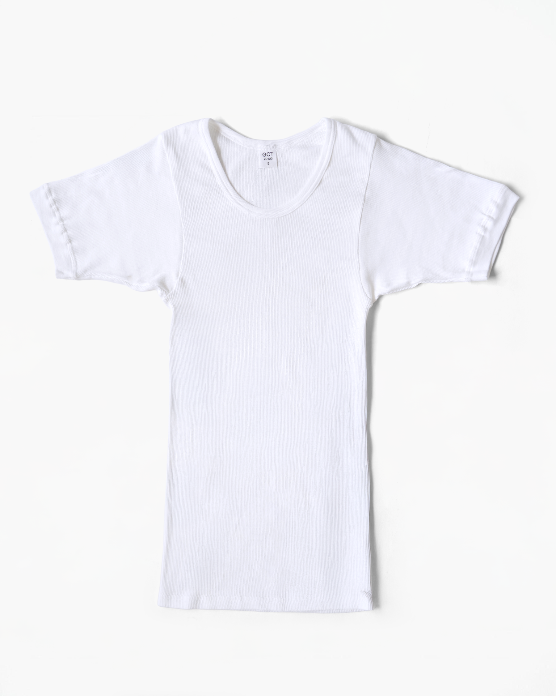 Cotton Rib T-Shirt Made in Germany