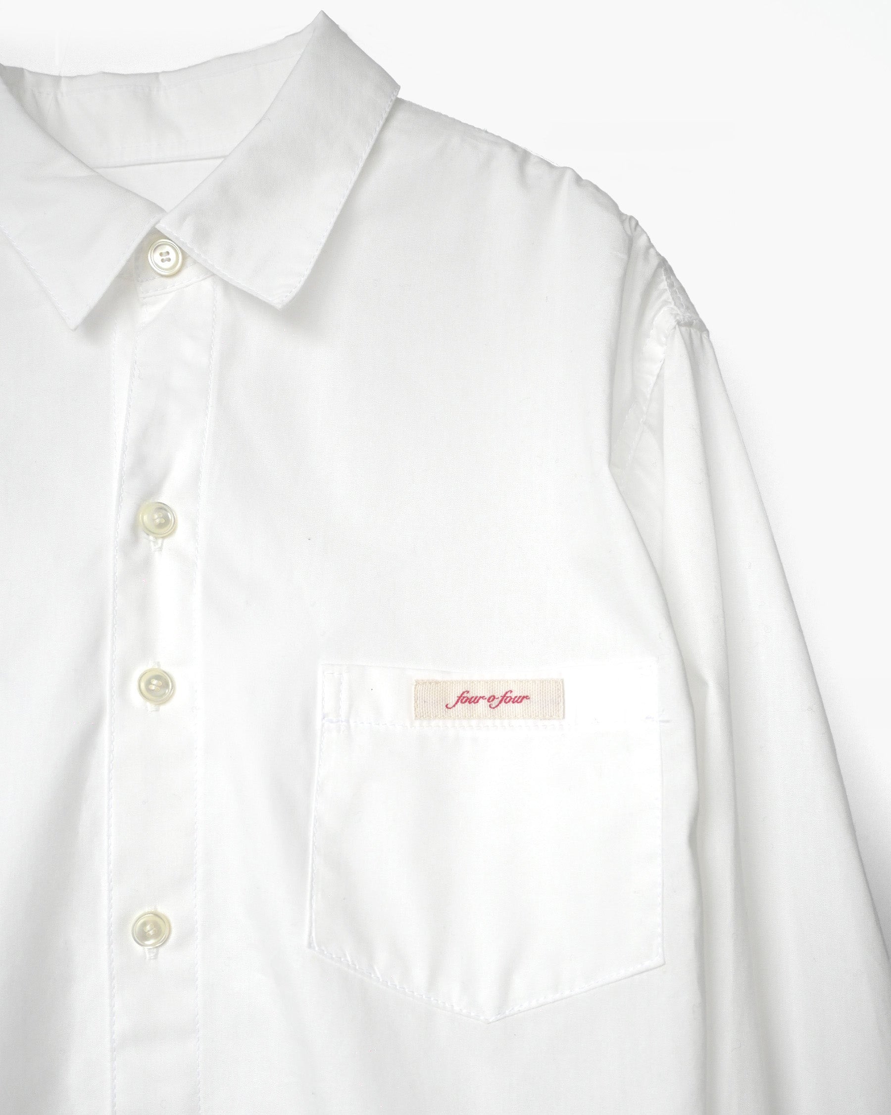 404 Puckering White Shirt