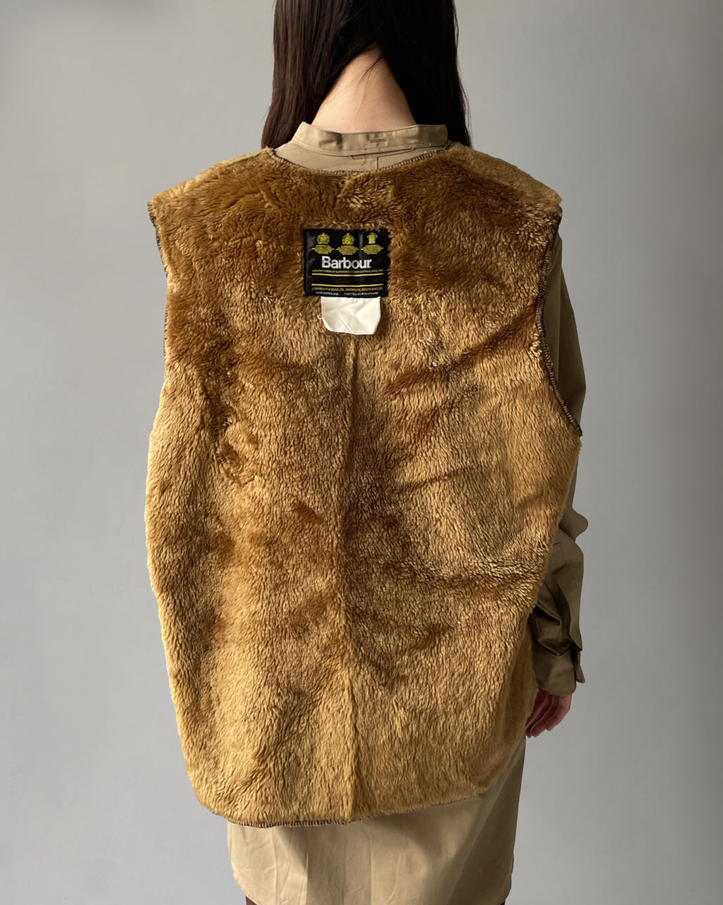 Barbour Faux Fur Vest Made in UK