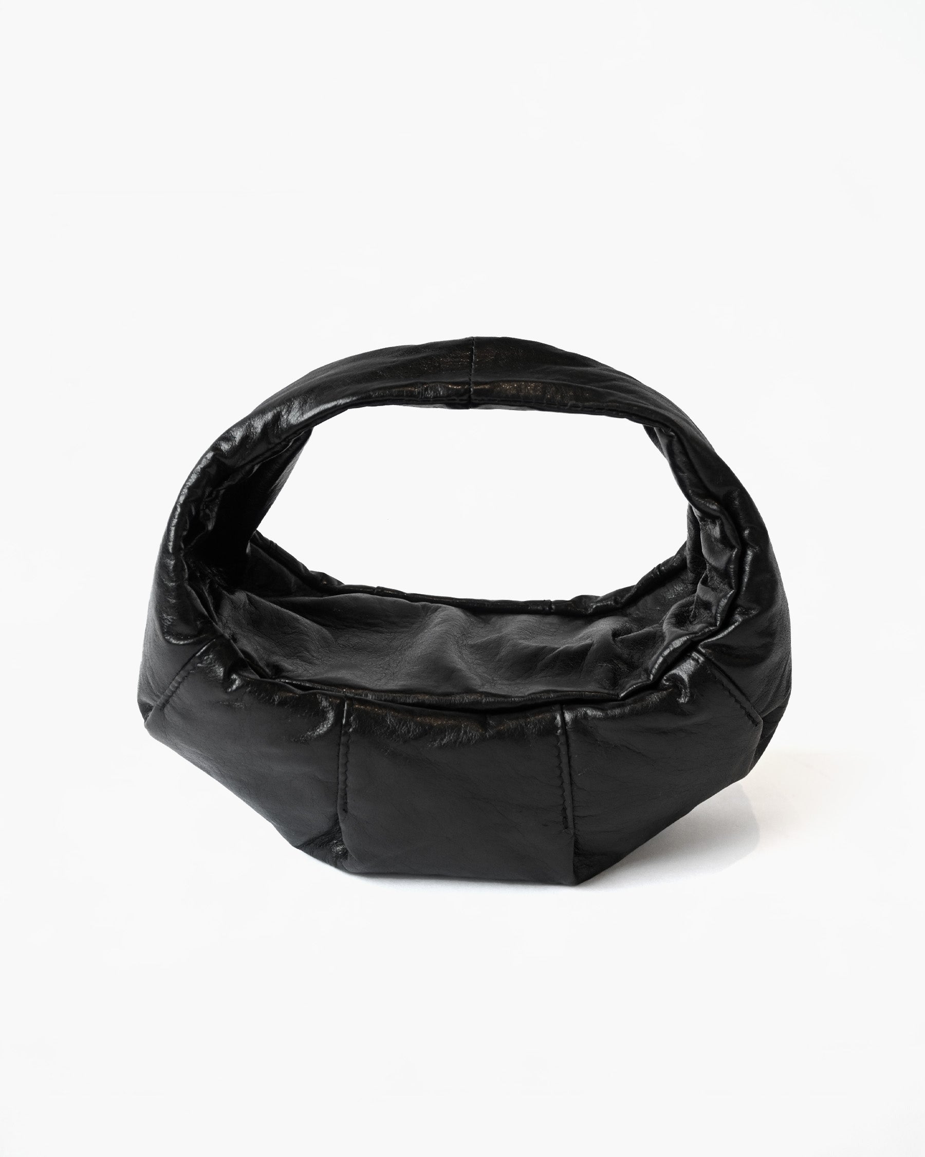 "RUOHAN" BLACK MINI MOON BAG