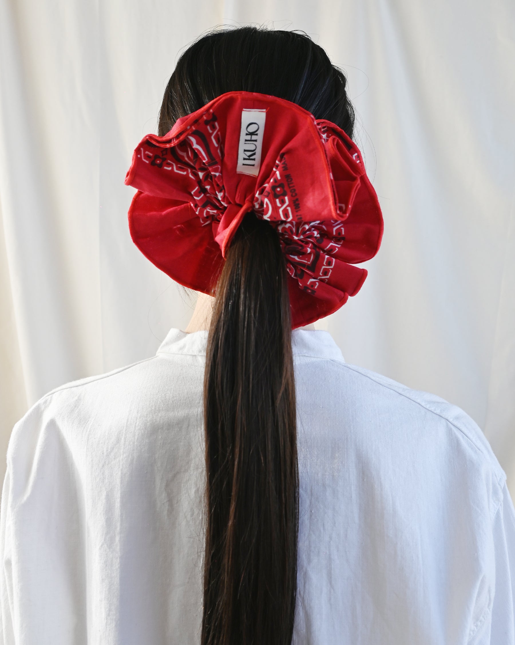 [IKUHO x 404] Hand Made Chouchou - Red
