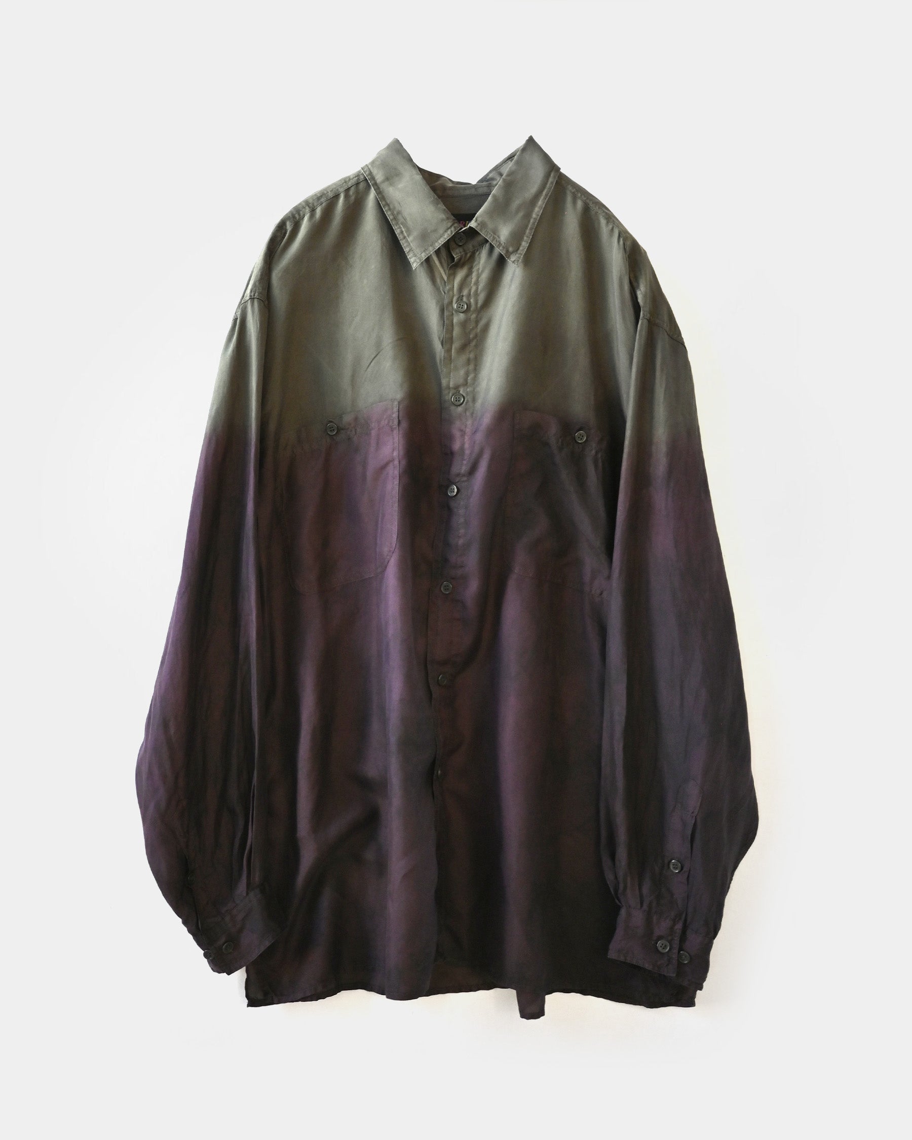 404irregular - Over-dyed Silk Shirt