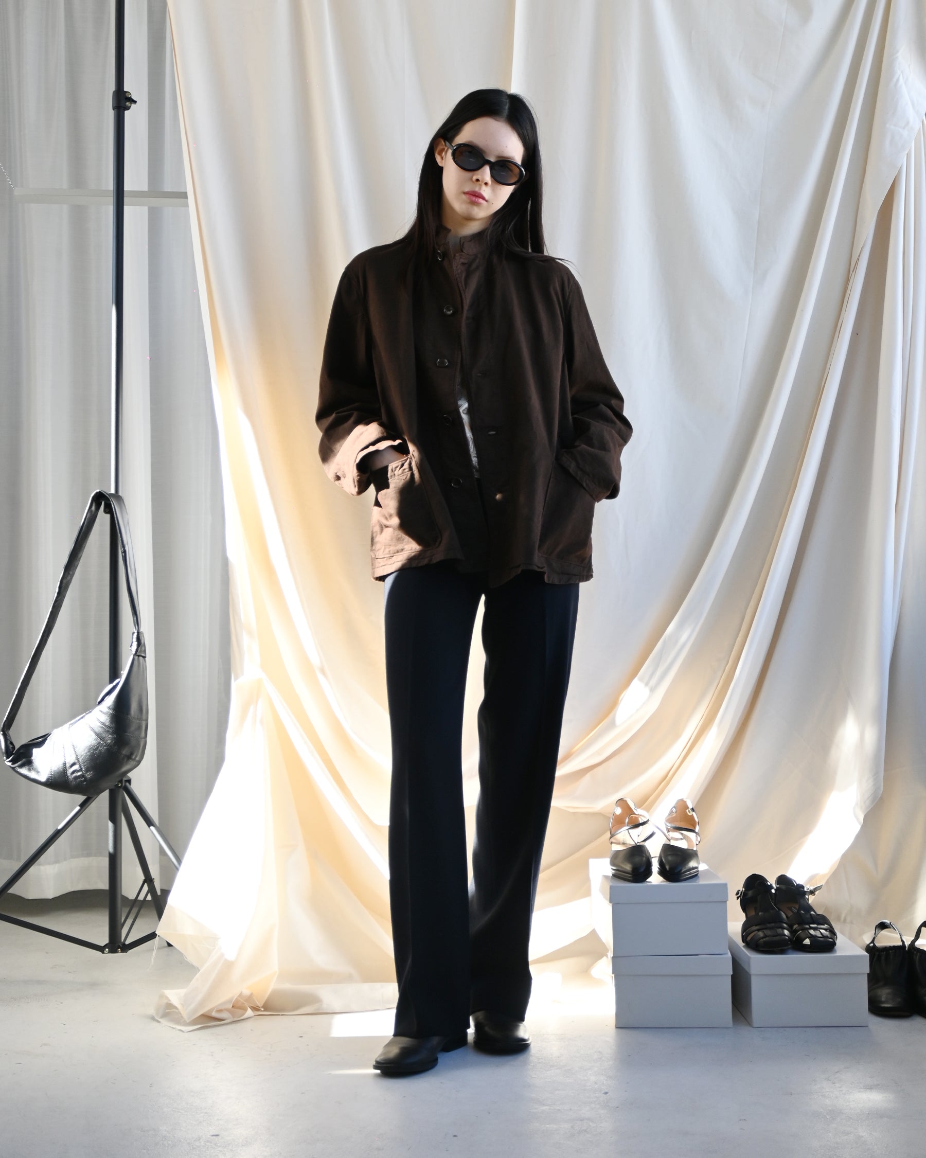 Over-dyed Chez Jacket Brown