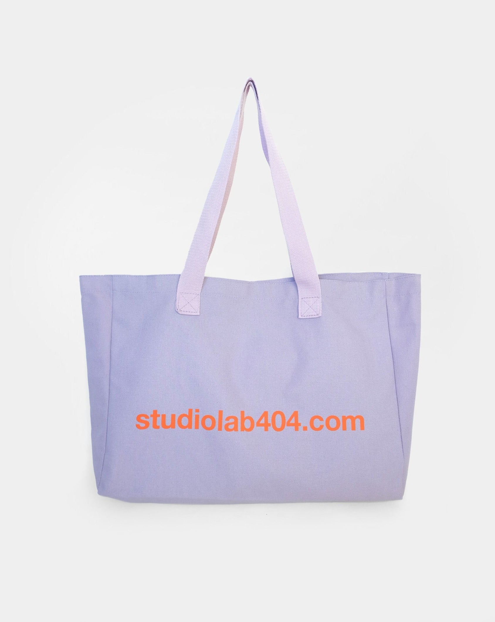 studiolab404.com オリジナル] 404 Canvas Tote Bag - Orange