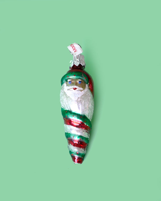 Icicle Santa Ornament