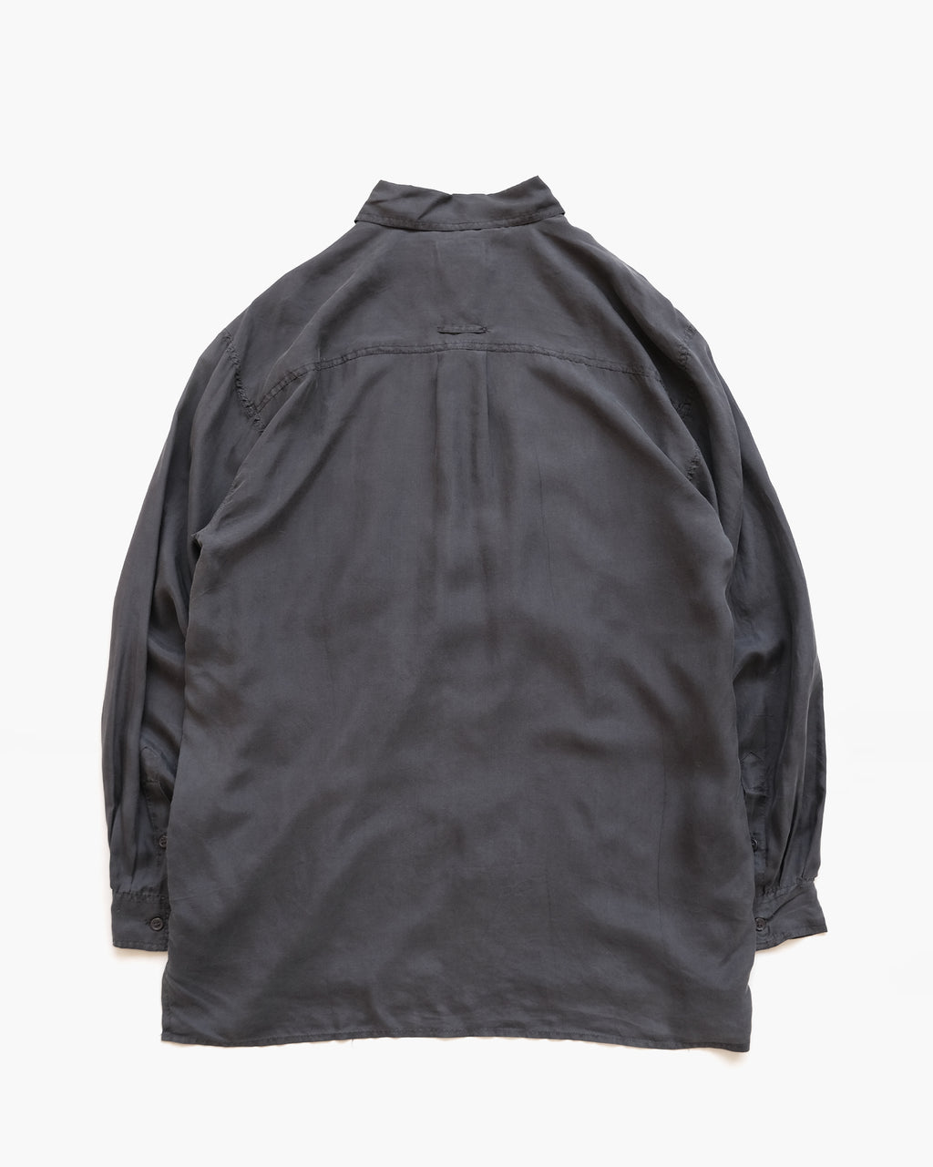 N.O.S  100% Silk Shirts - Charcoal
