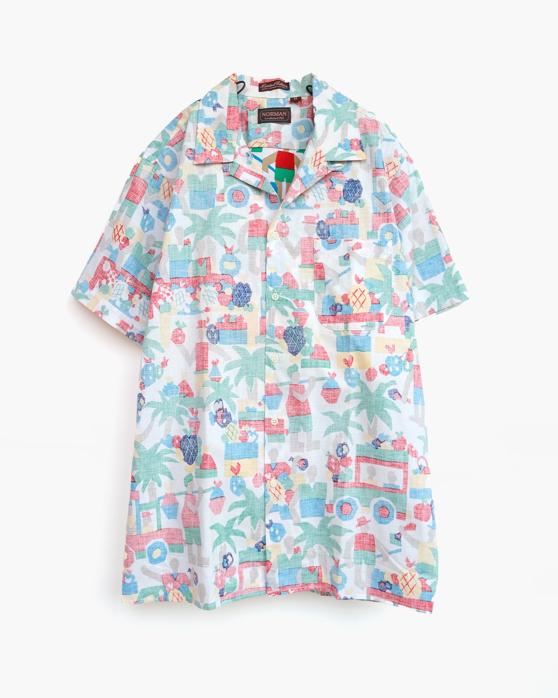 70's Patterned Cotton S/S Shirts