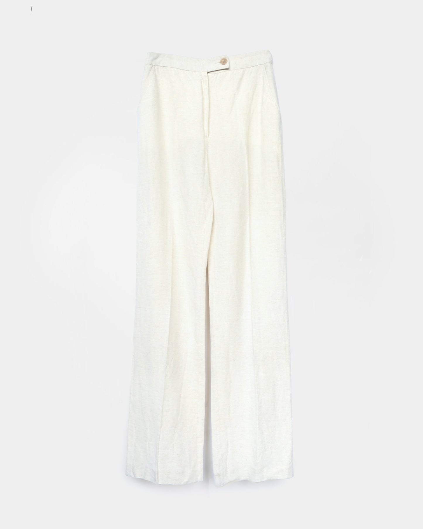 100% Linen Pants Made In Italy