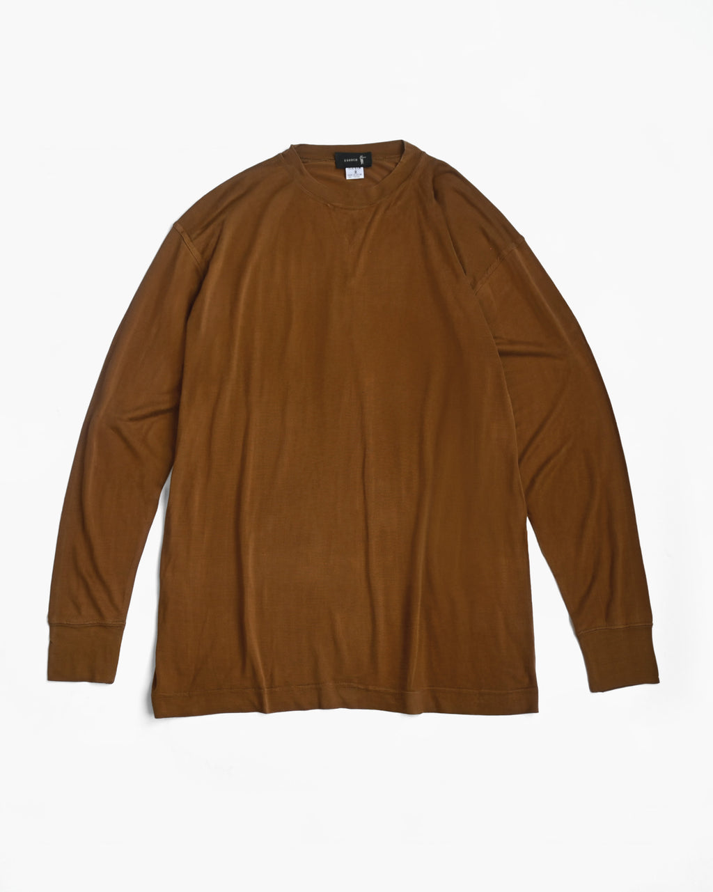 "GOOUCH" 100% Silk Front V T-shirts