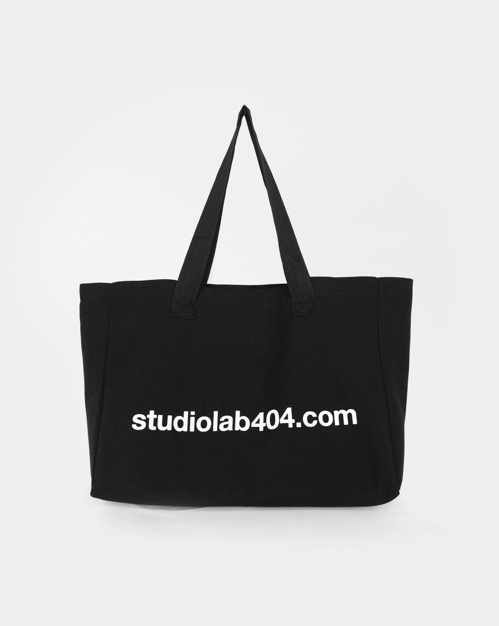 404 Canvas Tote Bag - Black