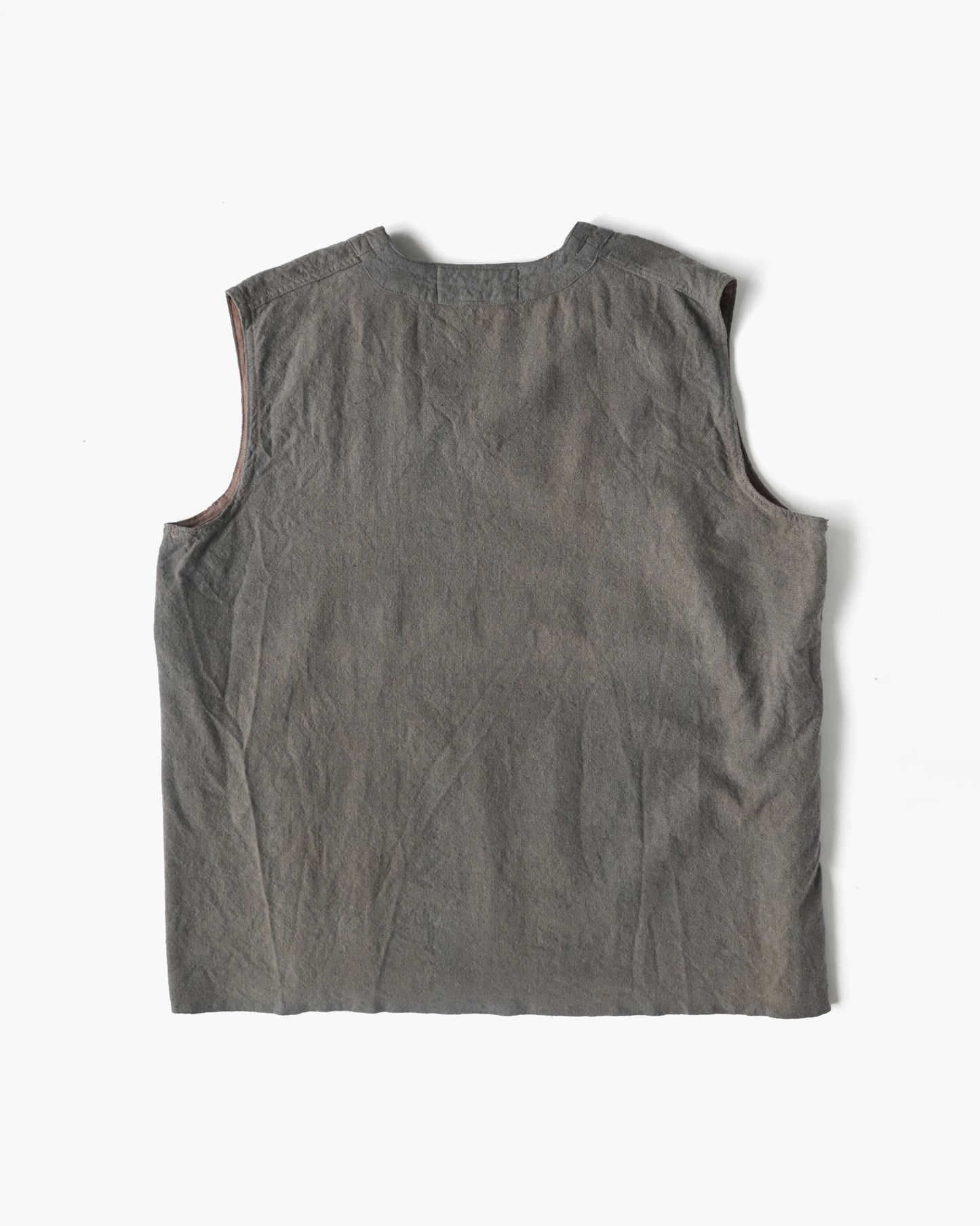 Over-Dyed Cotton Vest - Made in France