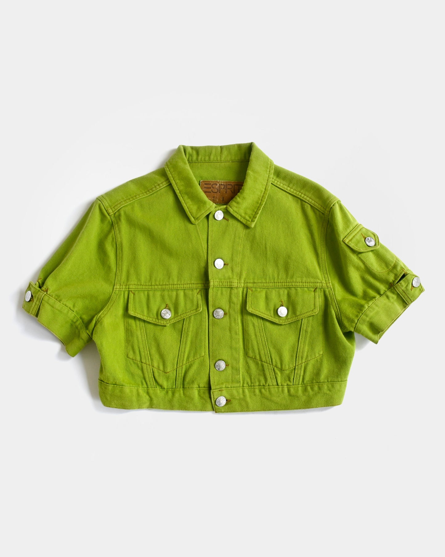 S/S Denim Jacket - Green