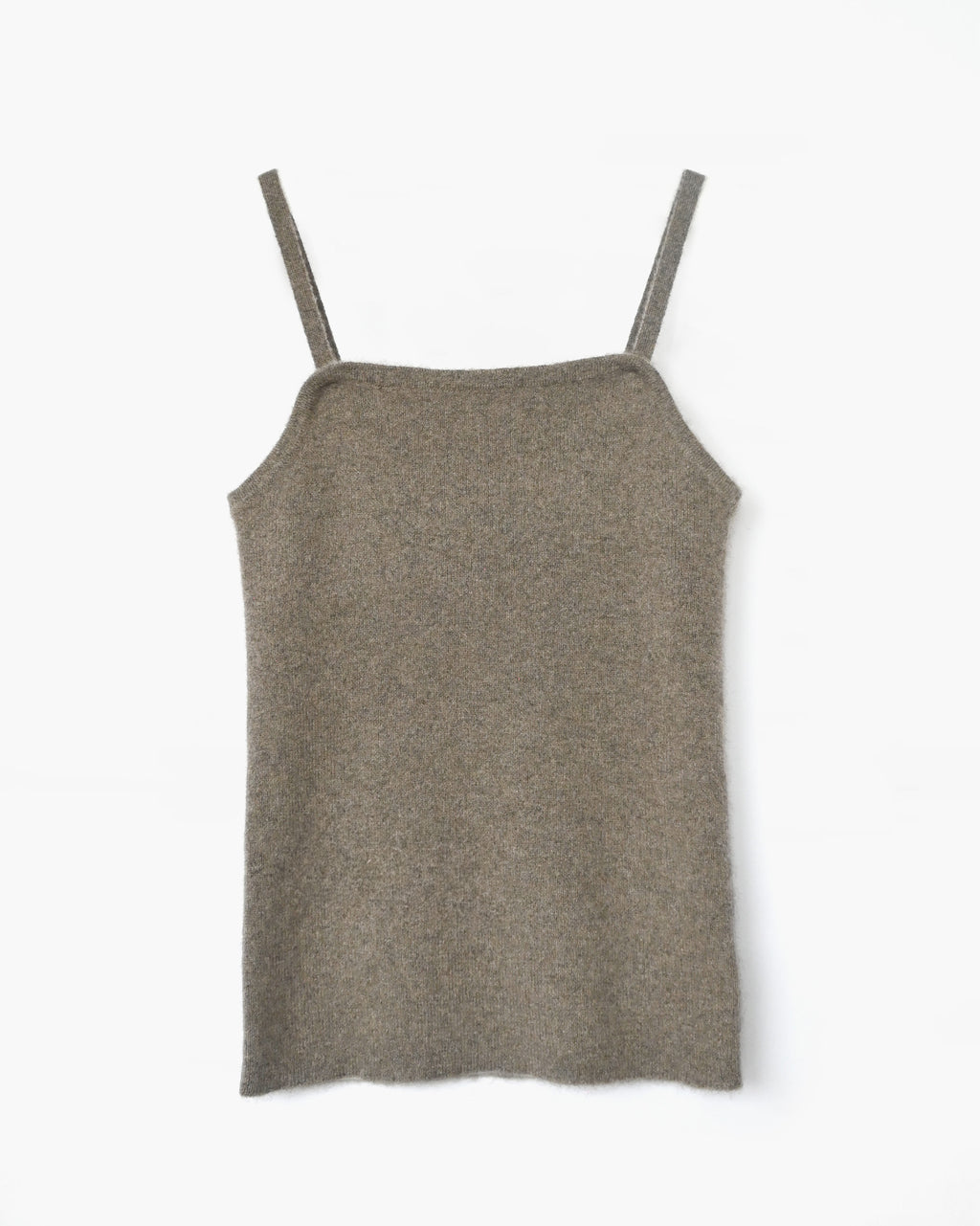 404 Cashmere Rib Tank - Camel