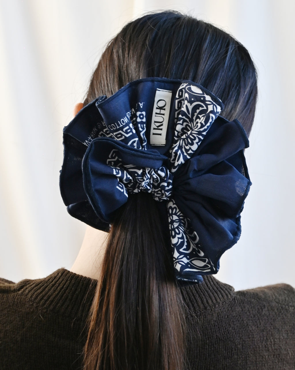 [IKUHO x 404] Hand Made Chouchou - Blue