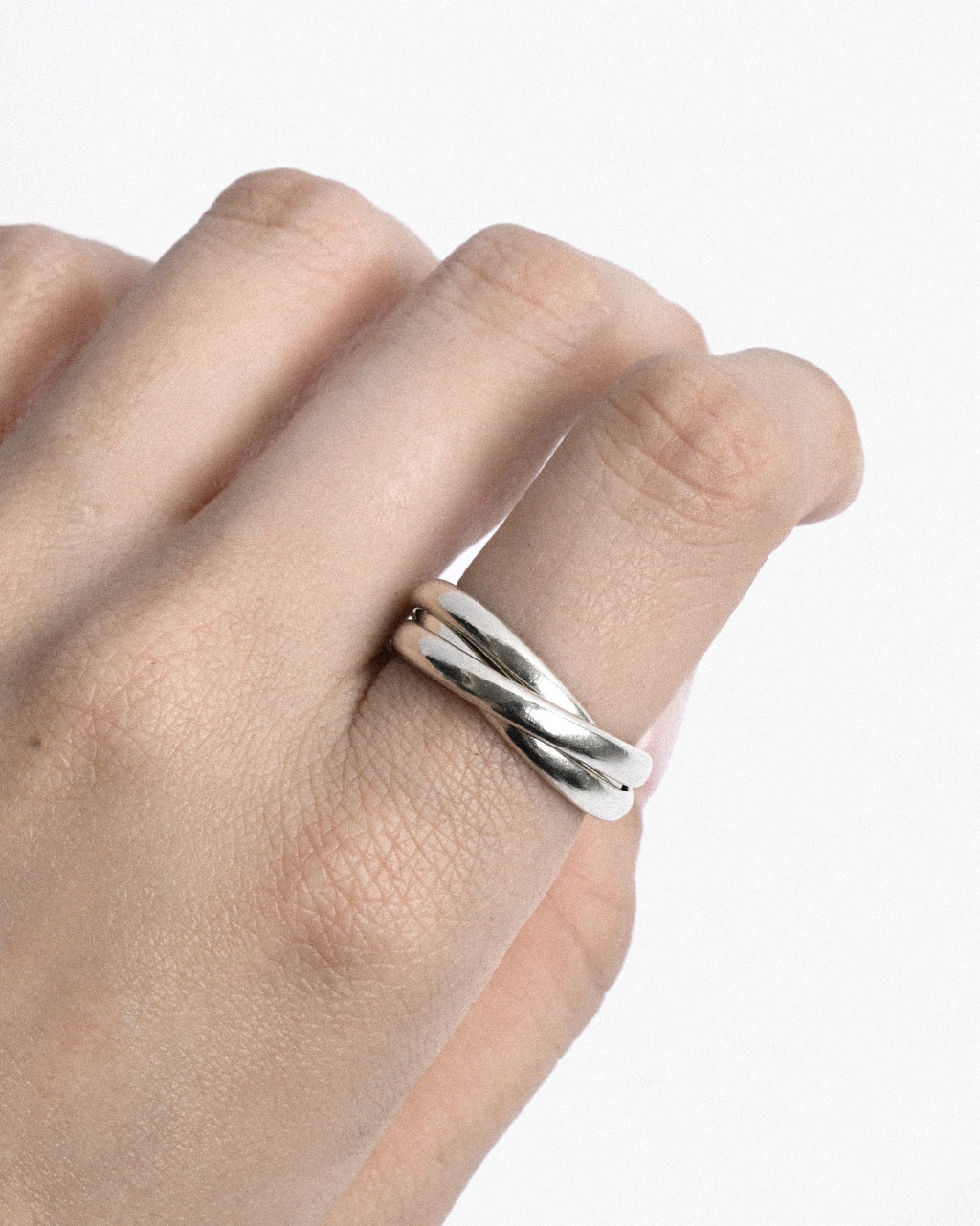 Interlocking Band Ring - 13号