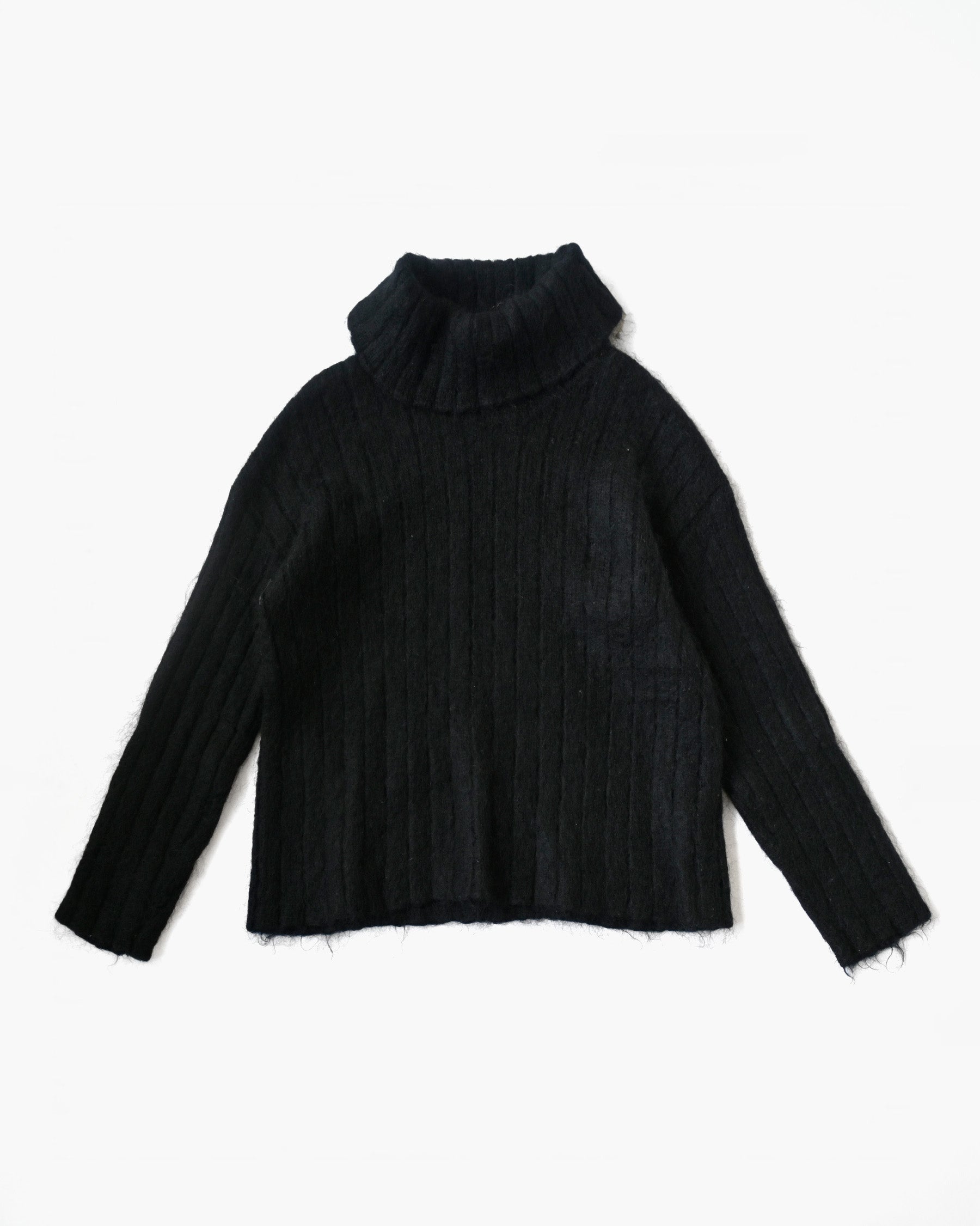Mohair Rib Knit Sweater