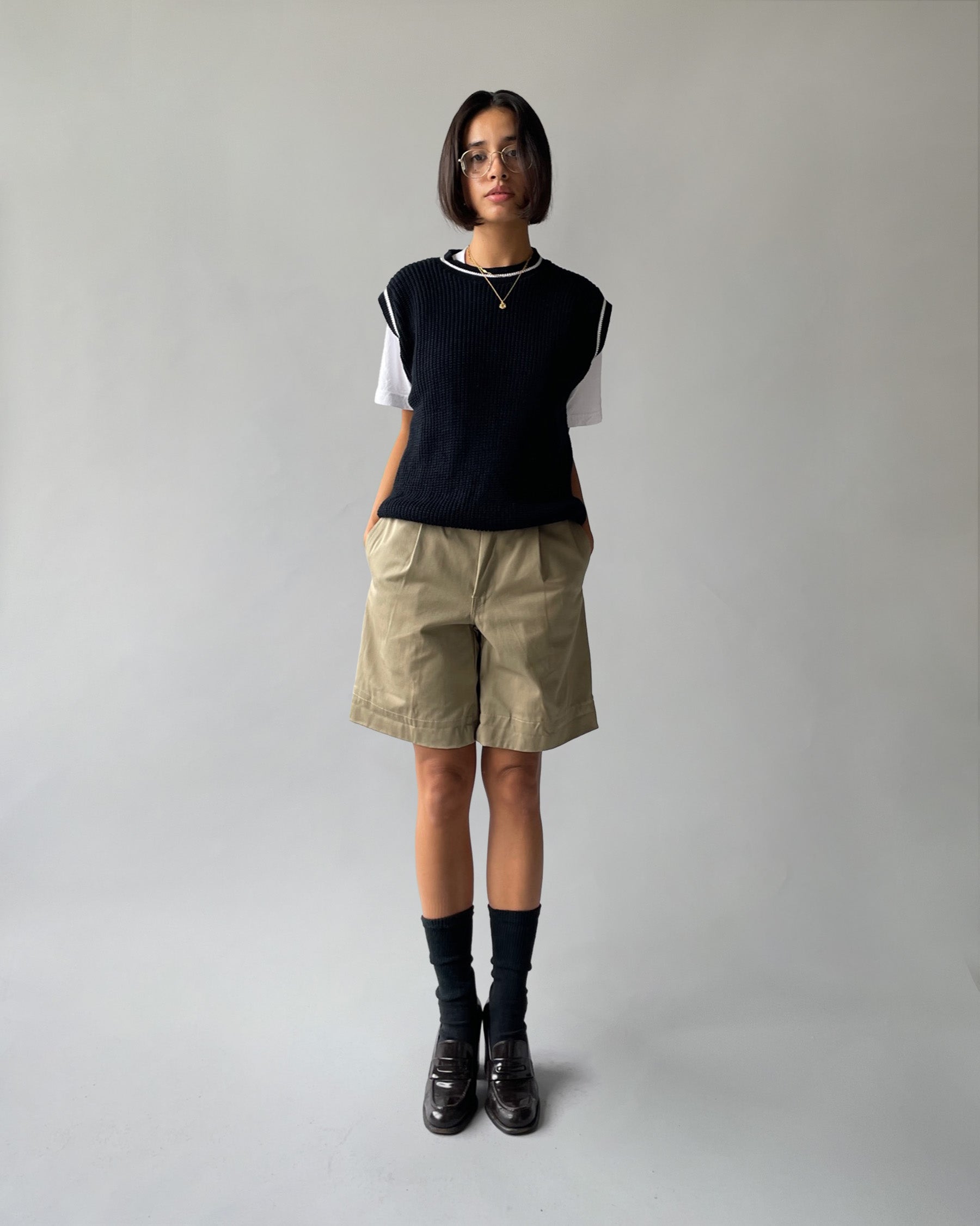 Tuck Front Shorts Mede In USA