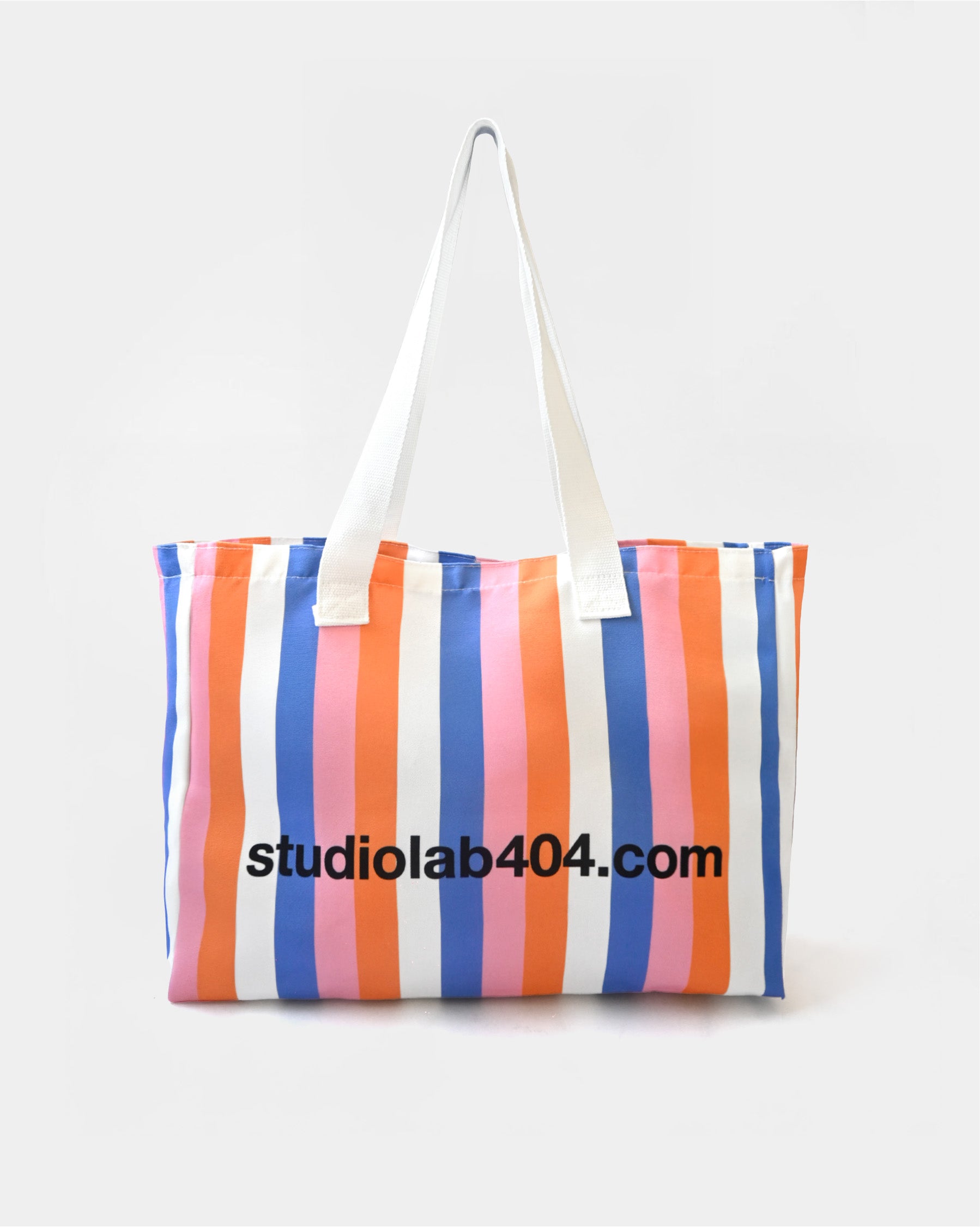404 Canvas Tote Bag - Stripe