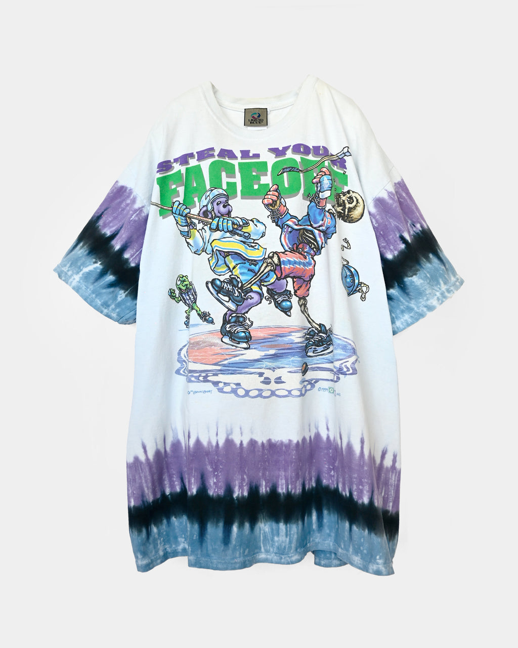 Printed Tee "Liquid Blue"