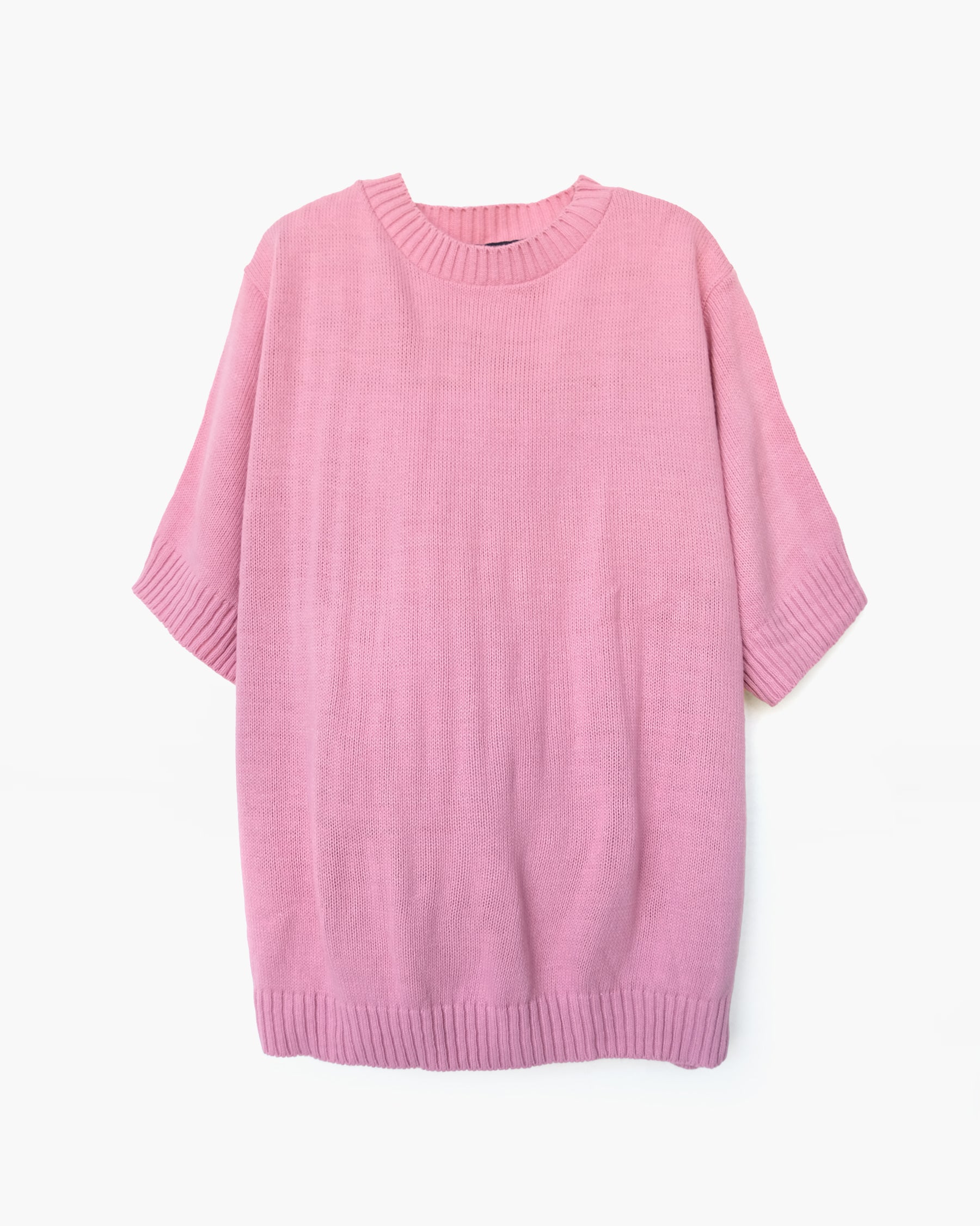 Acrylic Smoke Pink S/S Sweater