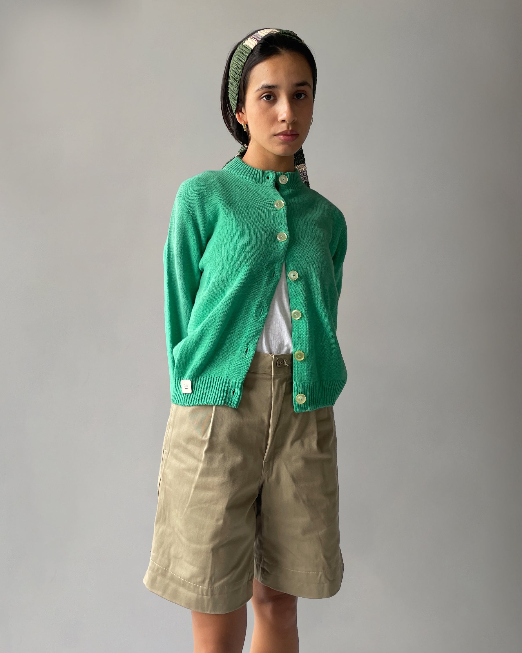 Pale Green Cardigan