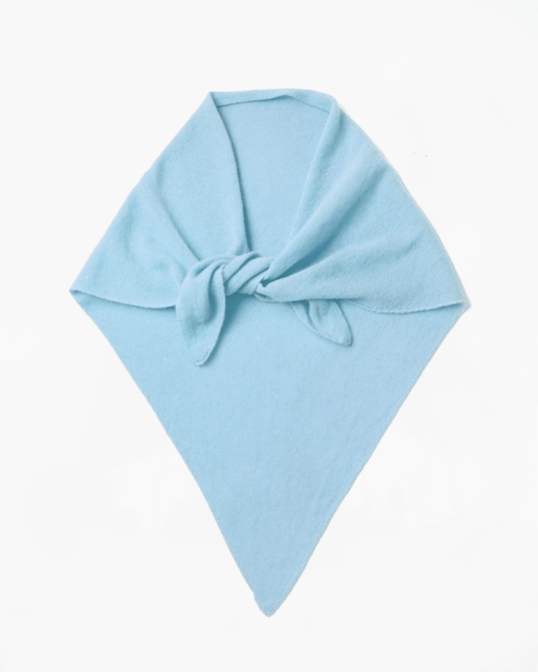 404 100% Cashmere Bandanna - Blue