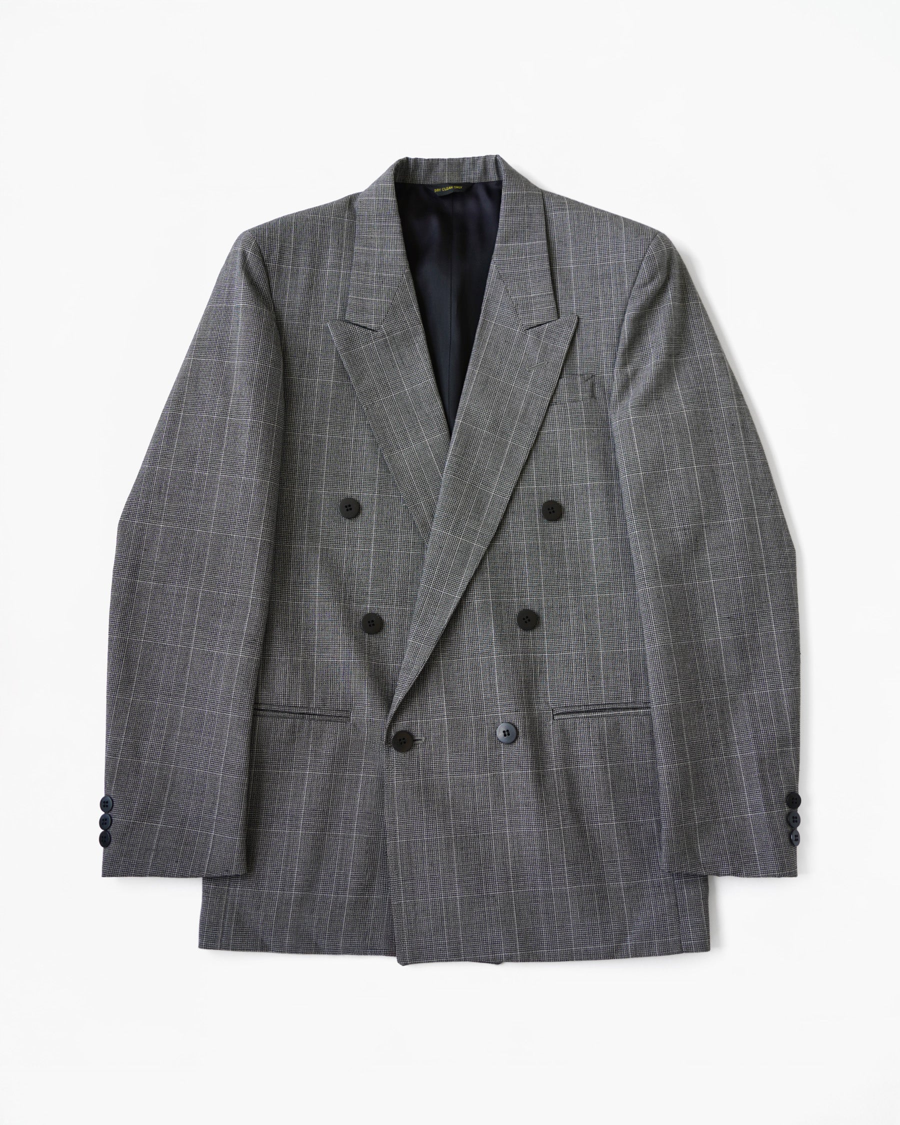 Double Breasted Glen Check Suit