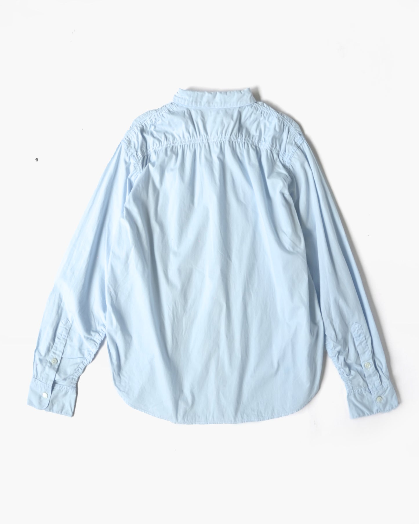 404 Over-Dyed Puckering Shirt - Blue