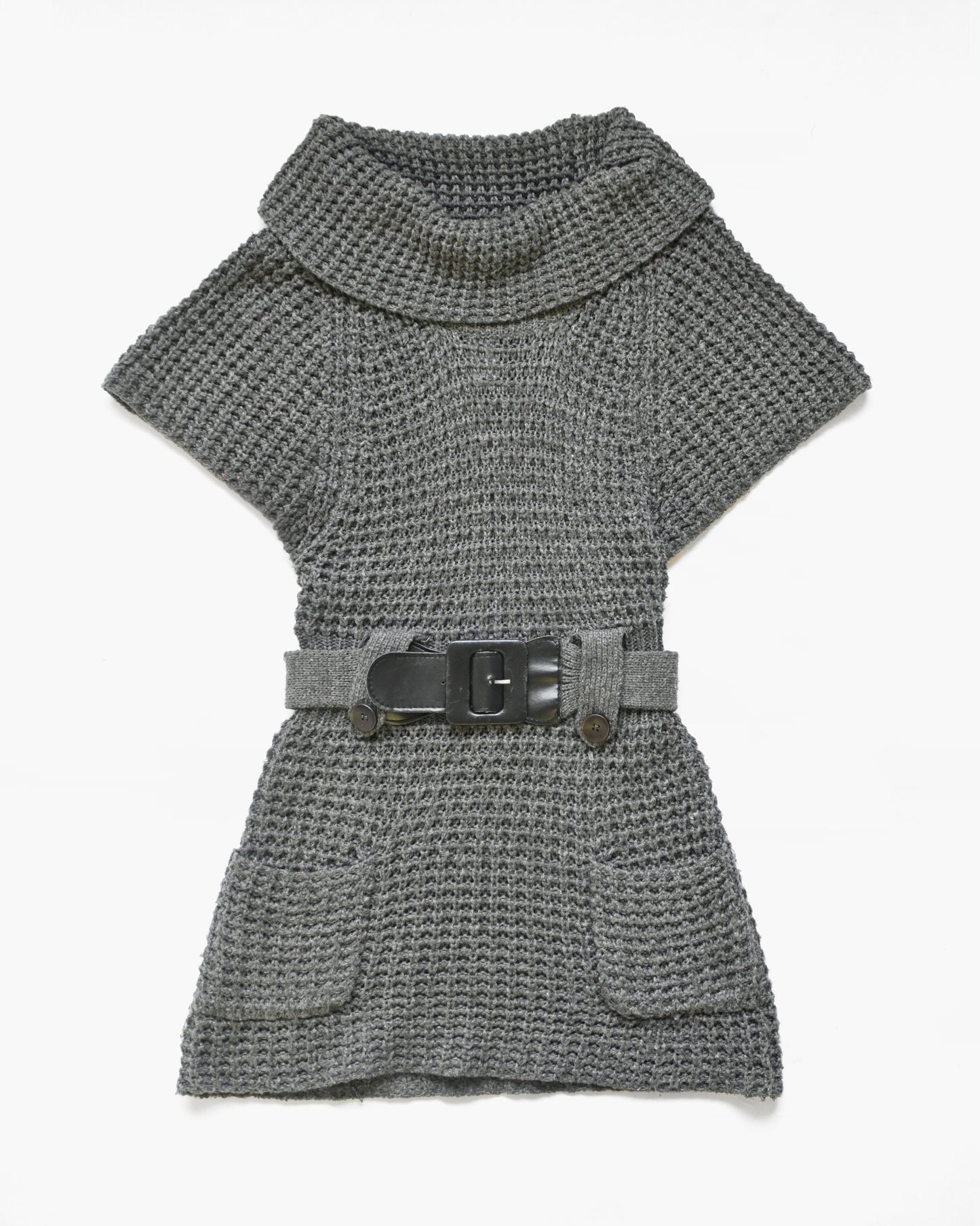 1990's Grey Sweater Mini Dress