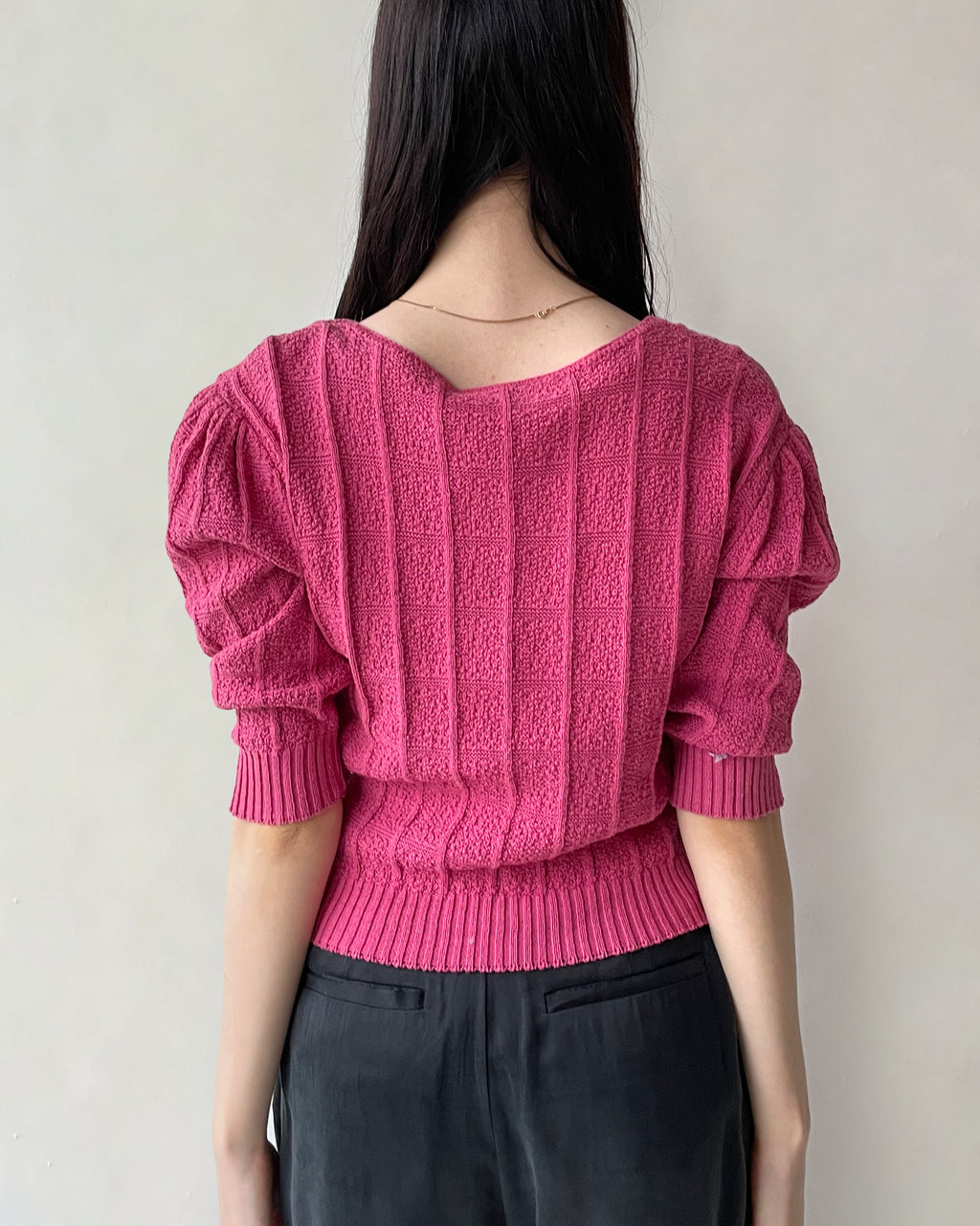 Cotton Sweater - Pink