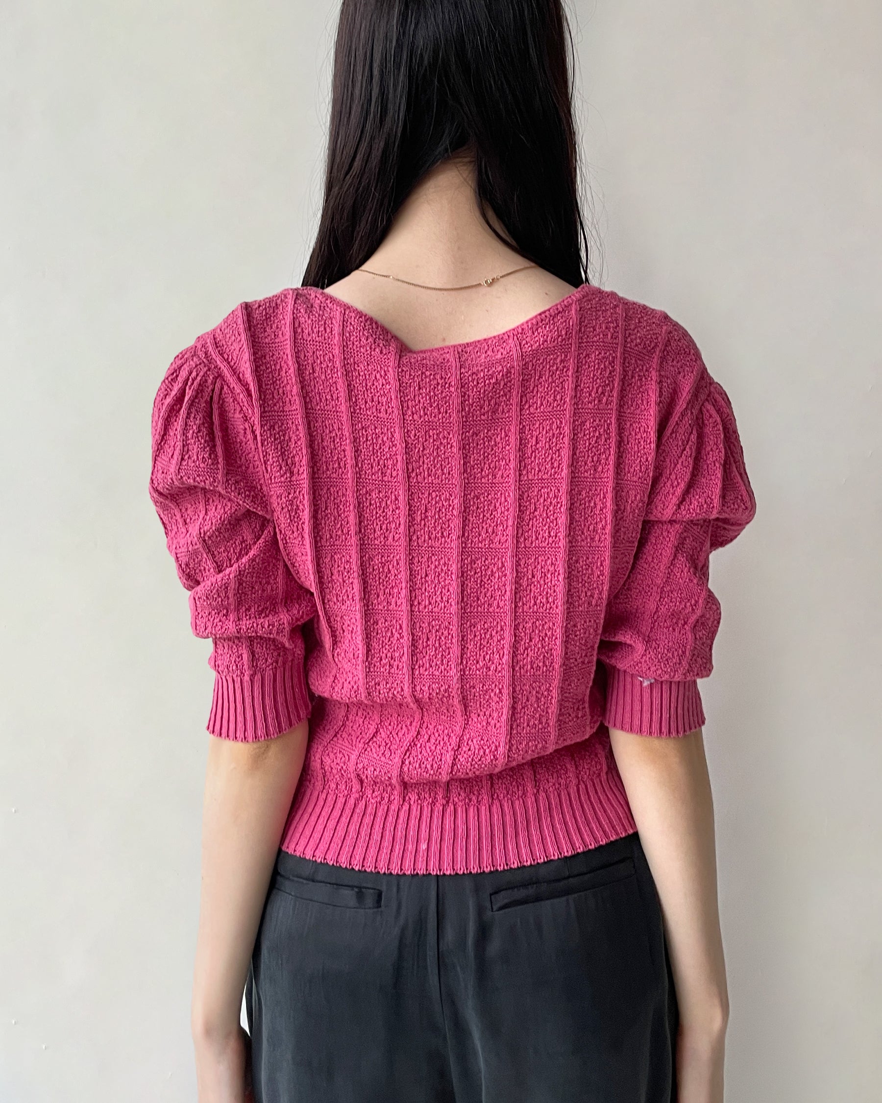 Cotton Sweater - Pink