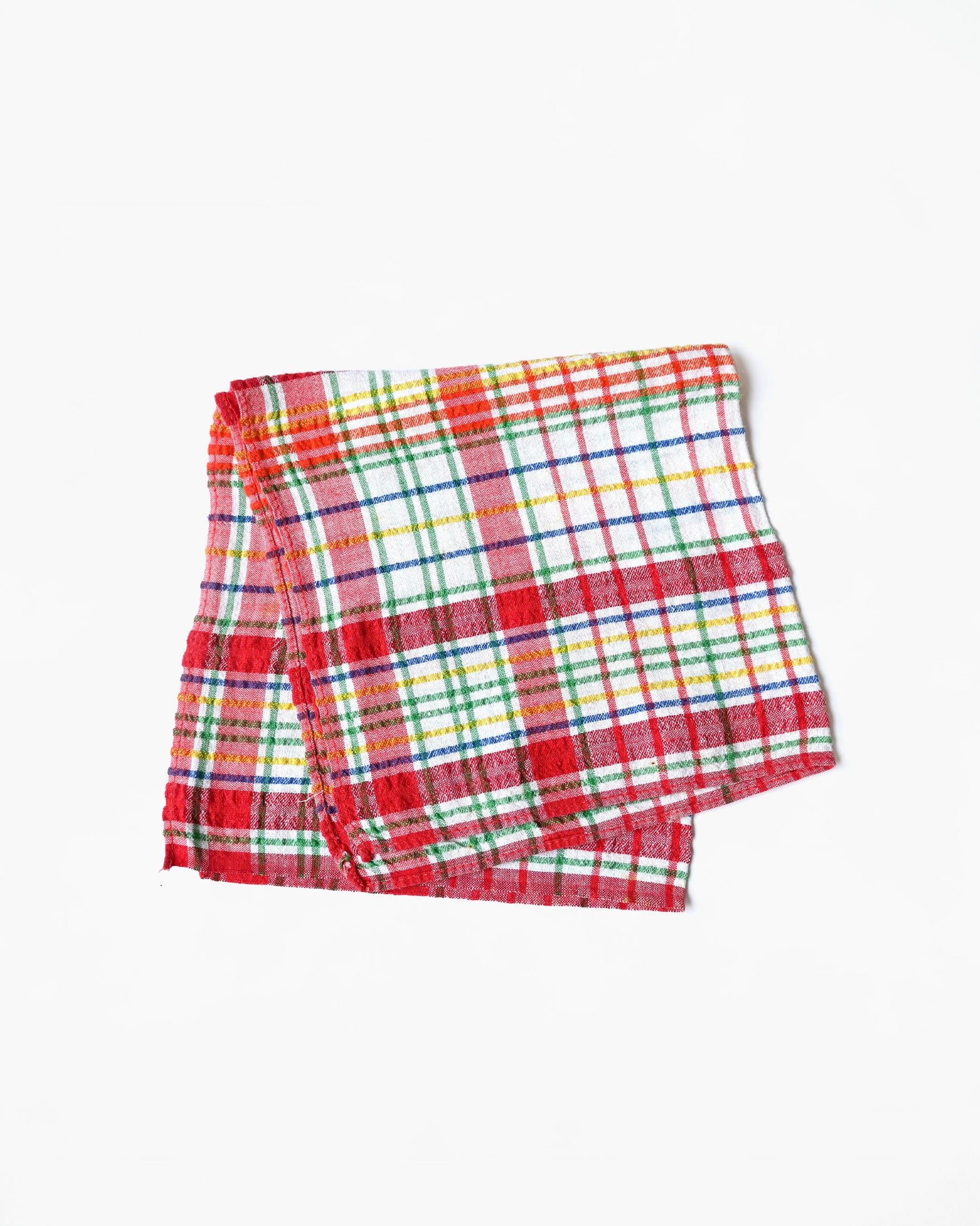 Plaid Waffle Texture Kitchen Towel