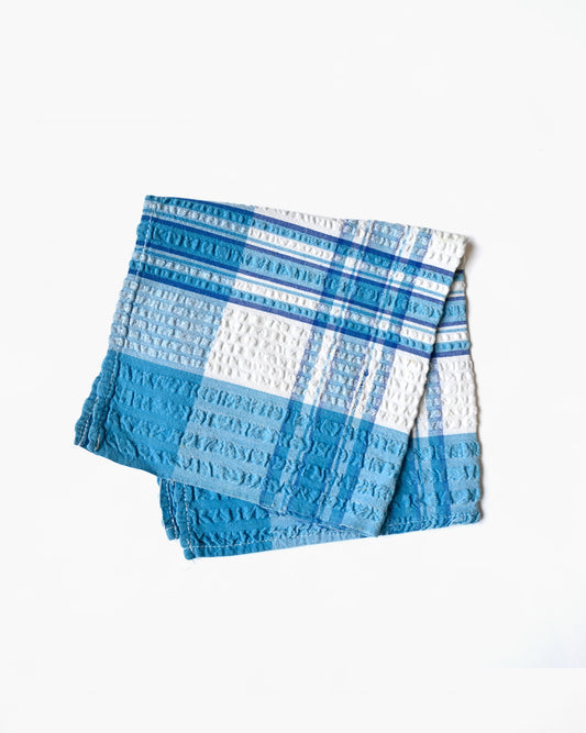 Plaid Waffle Texture Kitchen Towel