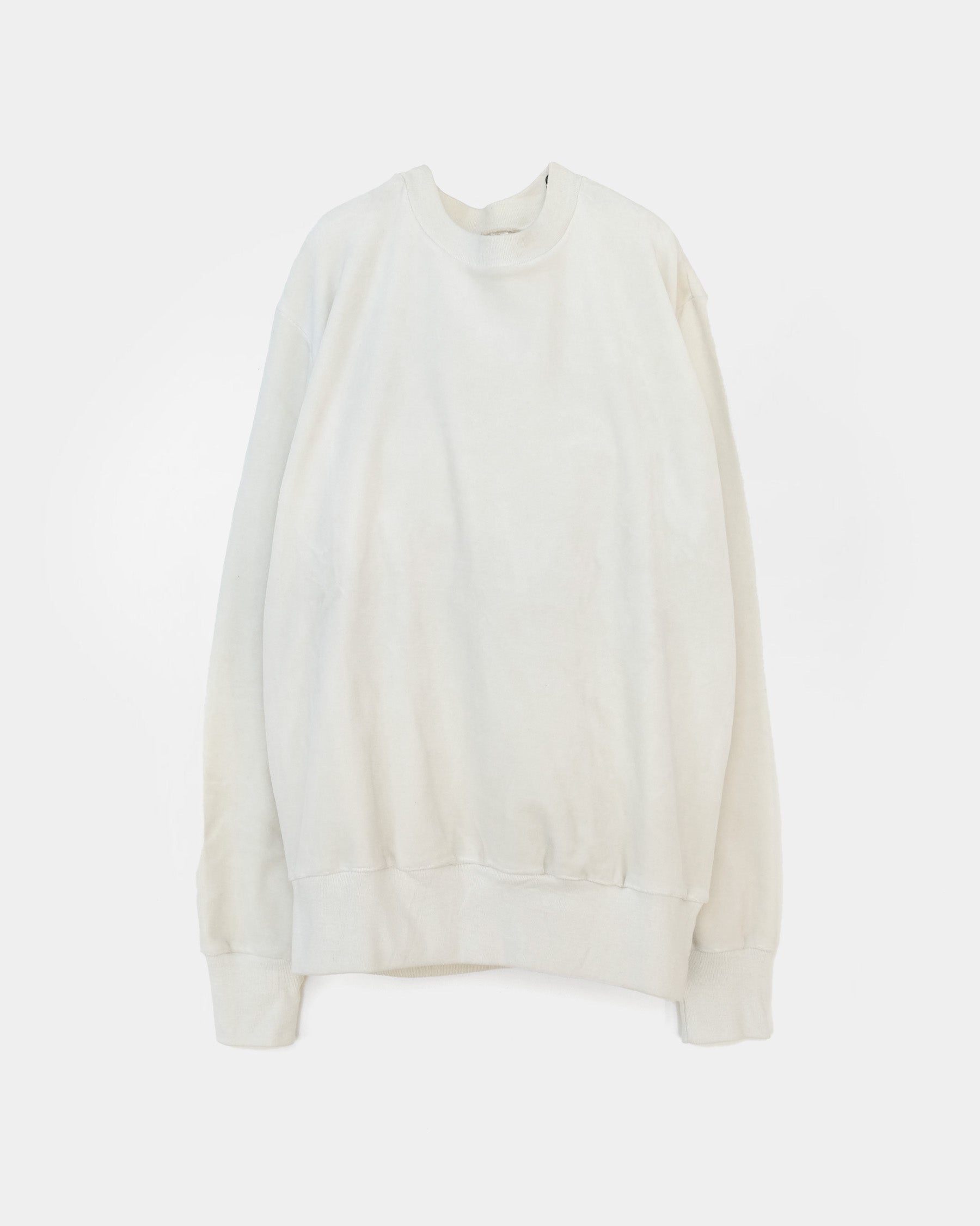 Cotton Velour Sweatshirts - White