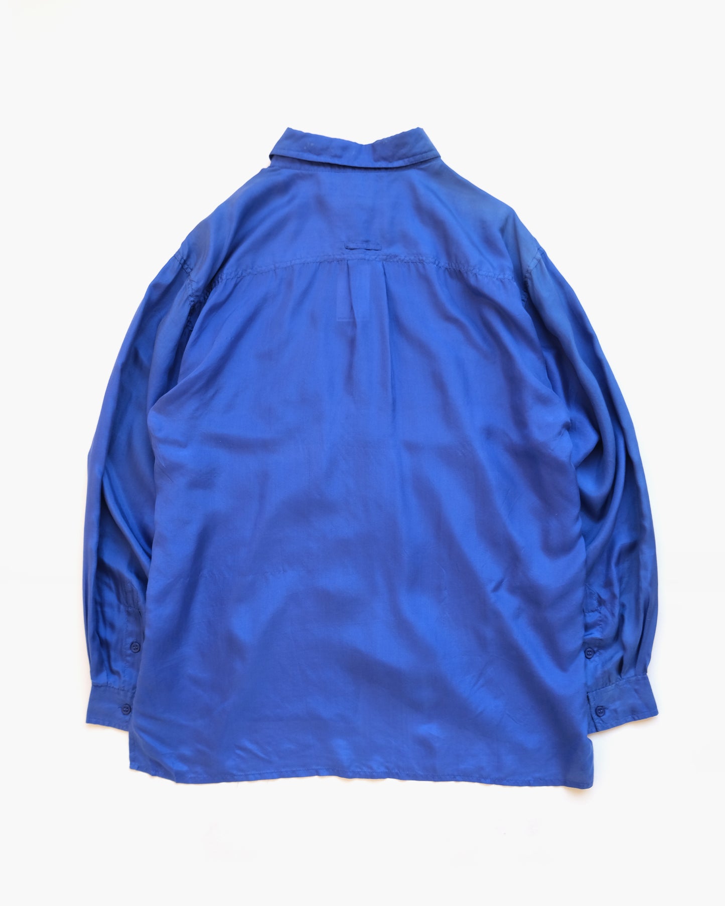 N.O.S  100% Silk Shirts - Blue