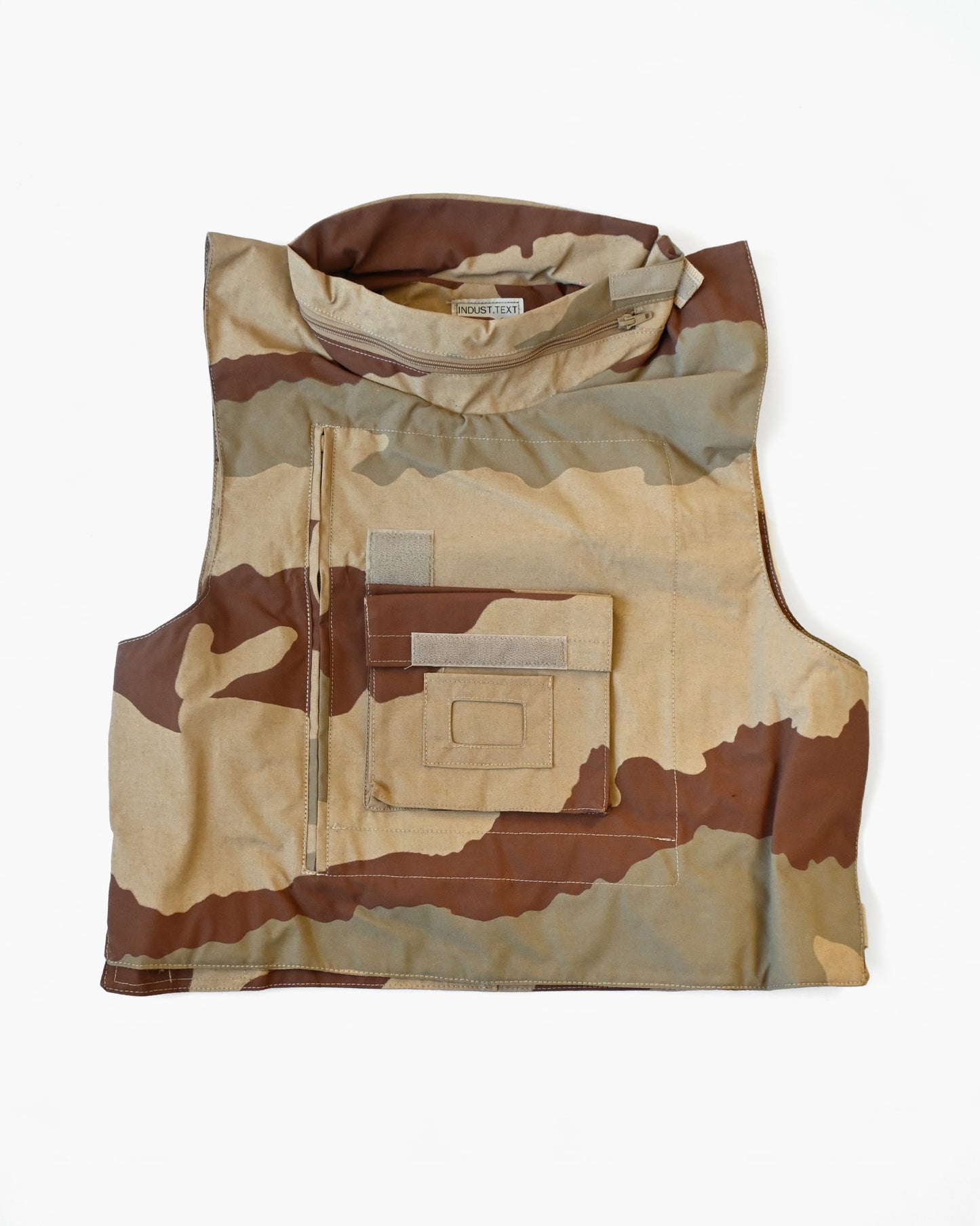 French Camo Vest - Beige