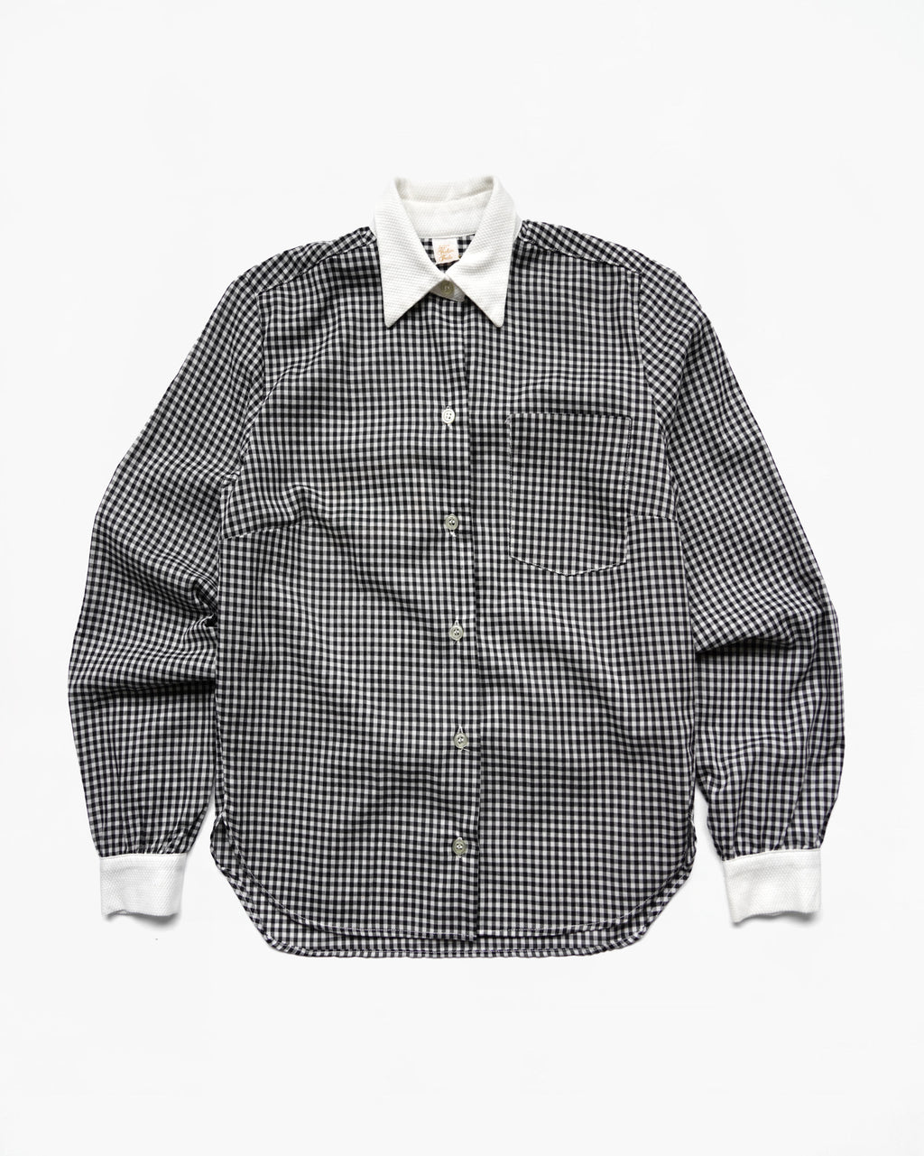 Black & White Gingham Check Shirt