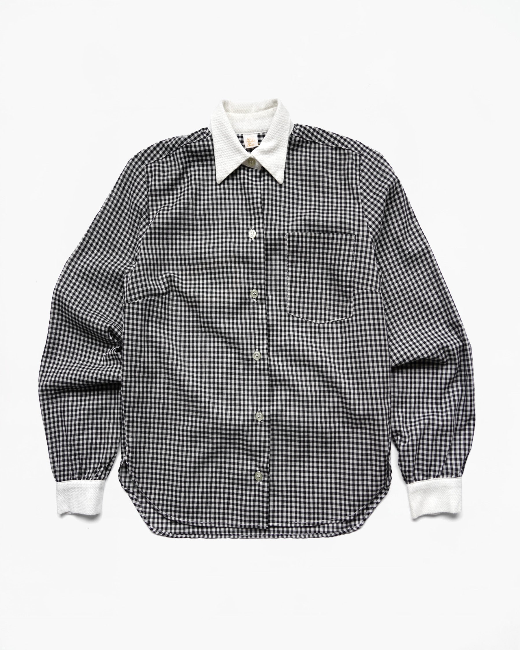Black & White Gingham Check Shirt