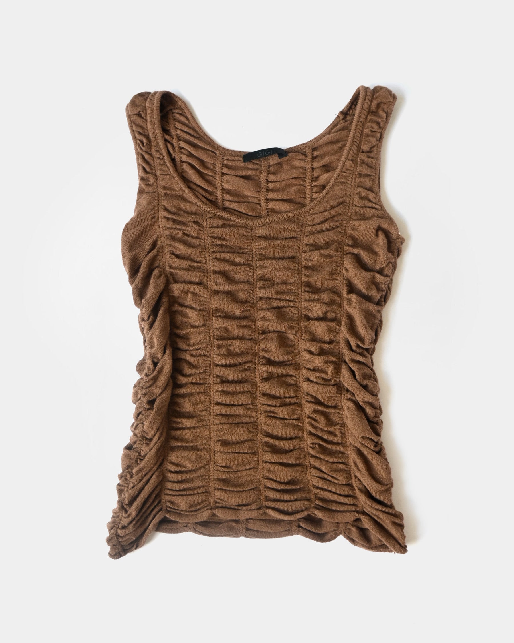 "ROMEO GIGLI" Knit Vest - Brown