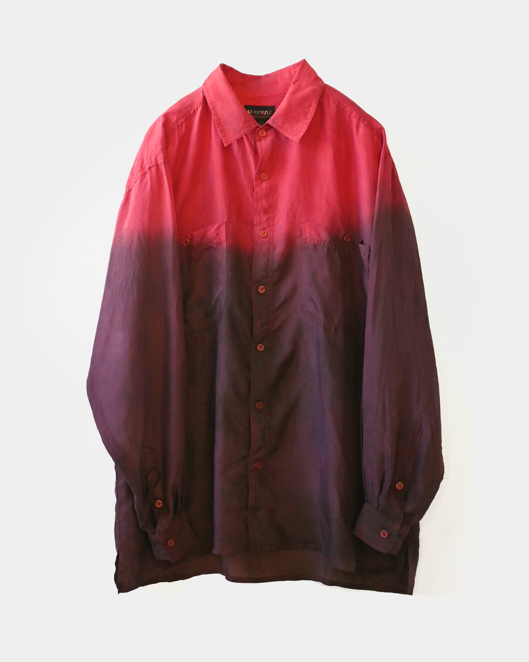 404irregular - Over-dyed Silk Shirt