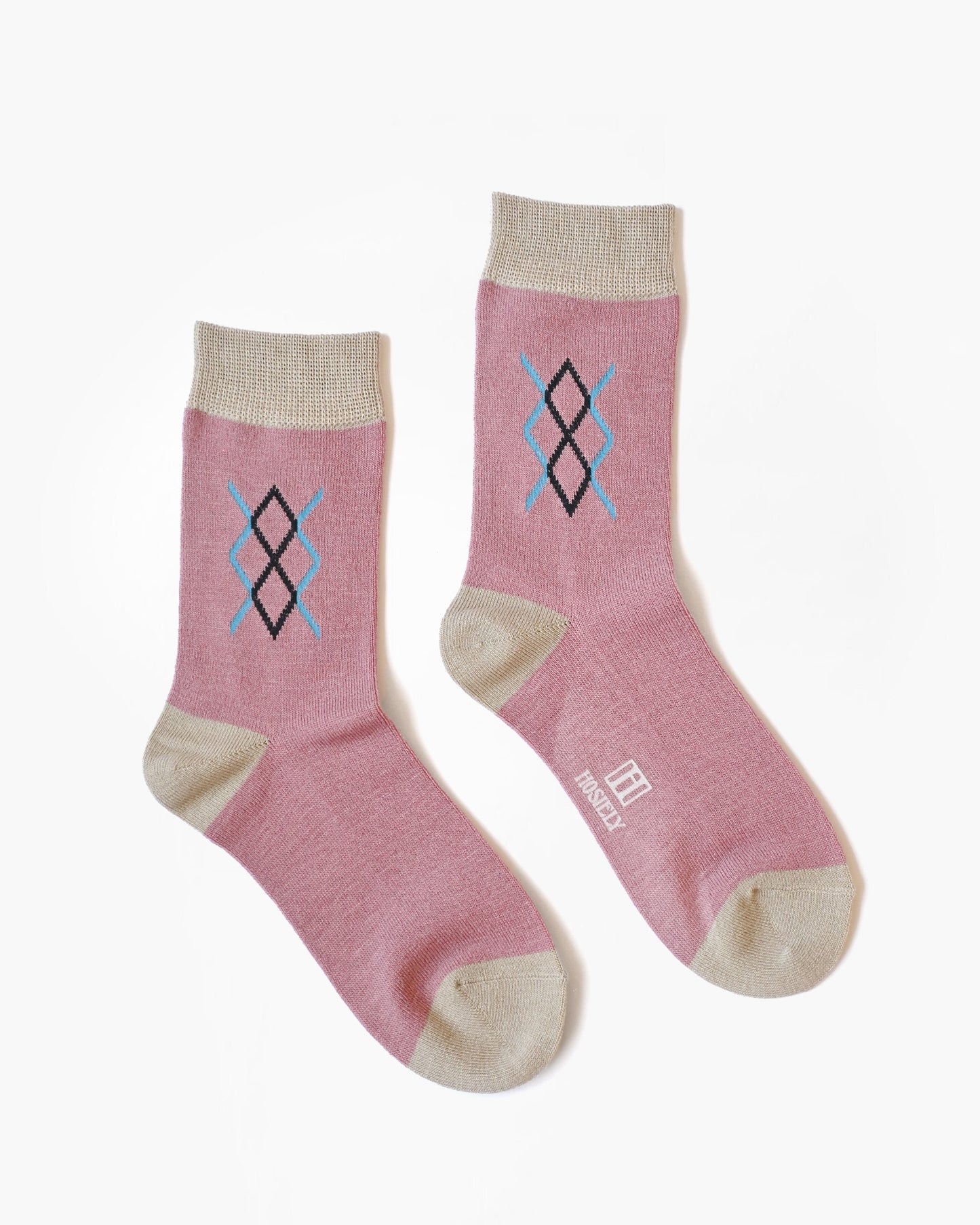 Argyle Socks - Pink