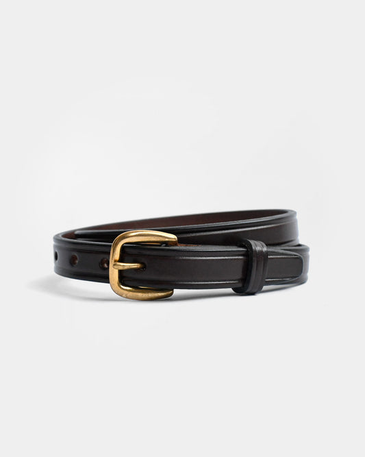 "TORY Leather" Leather Belt - Brown