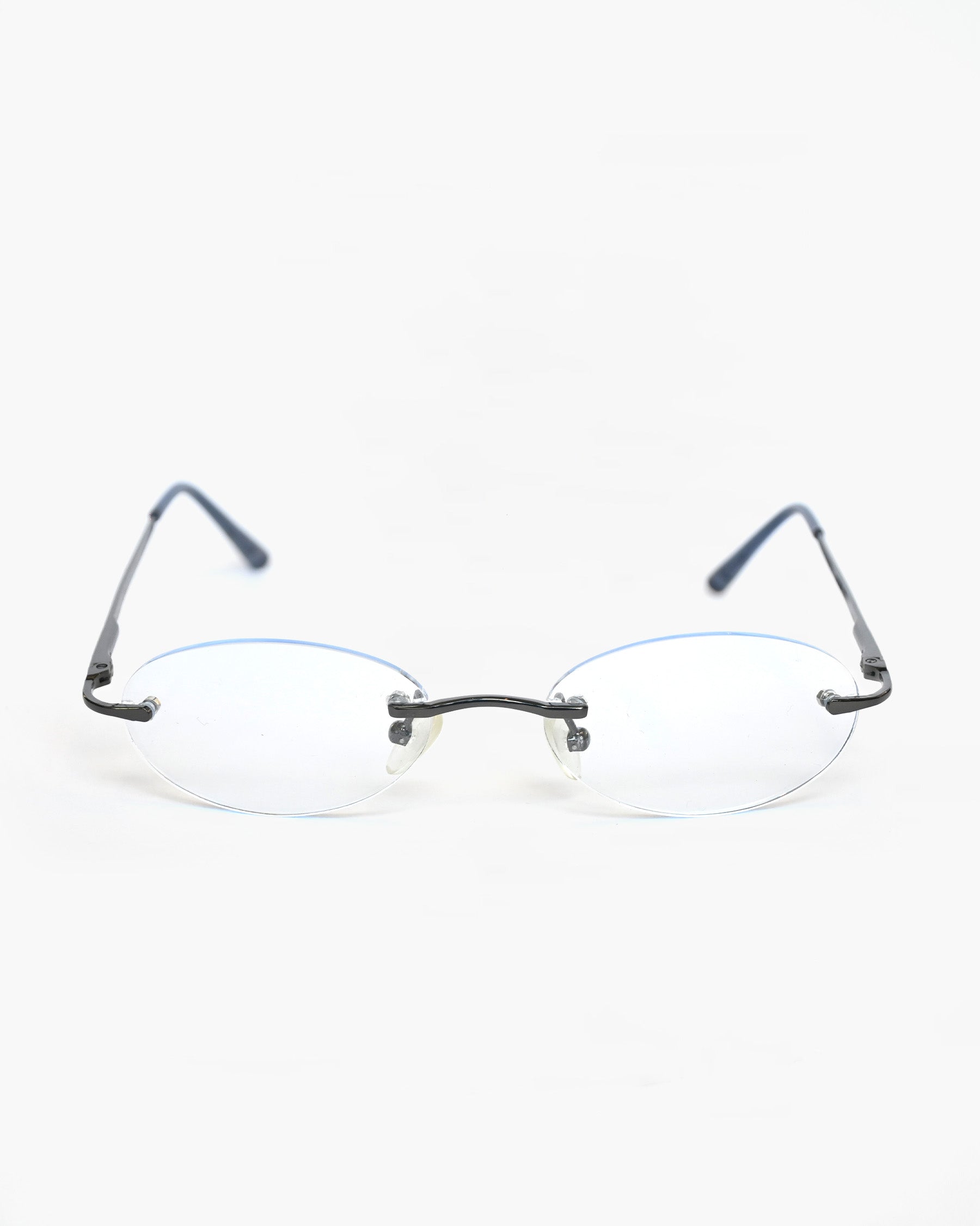 NOS 90's Light Blue Lens Frameless Glasses